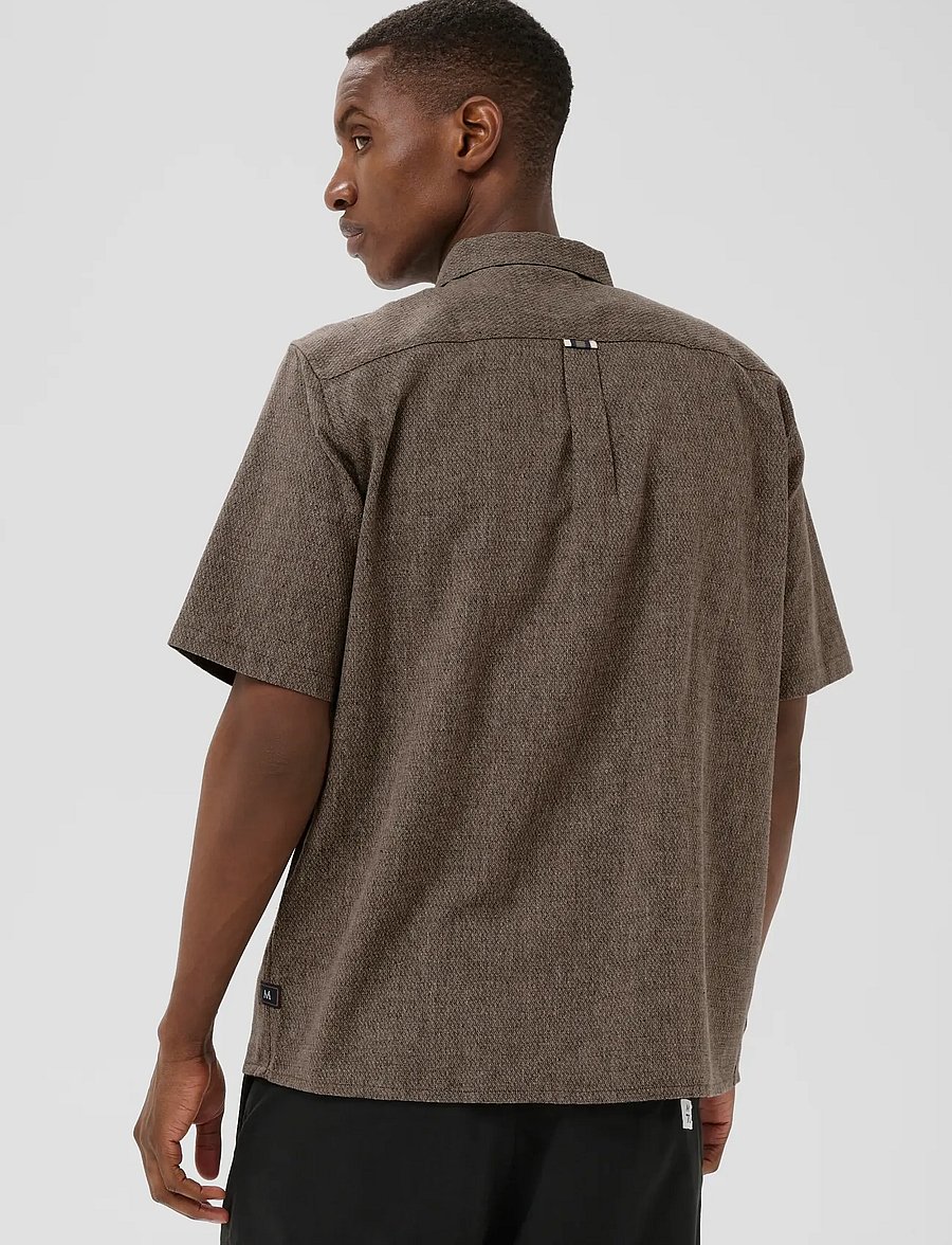 Matinique - MAflint Heritage - kortærmede skjorter - chocolate brown - 3