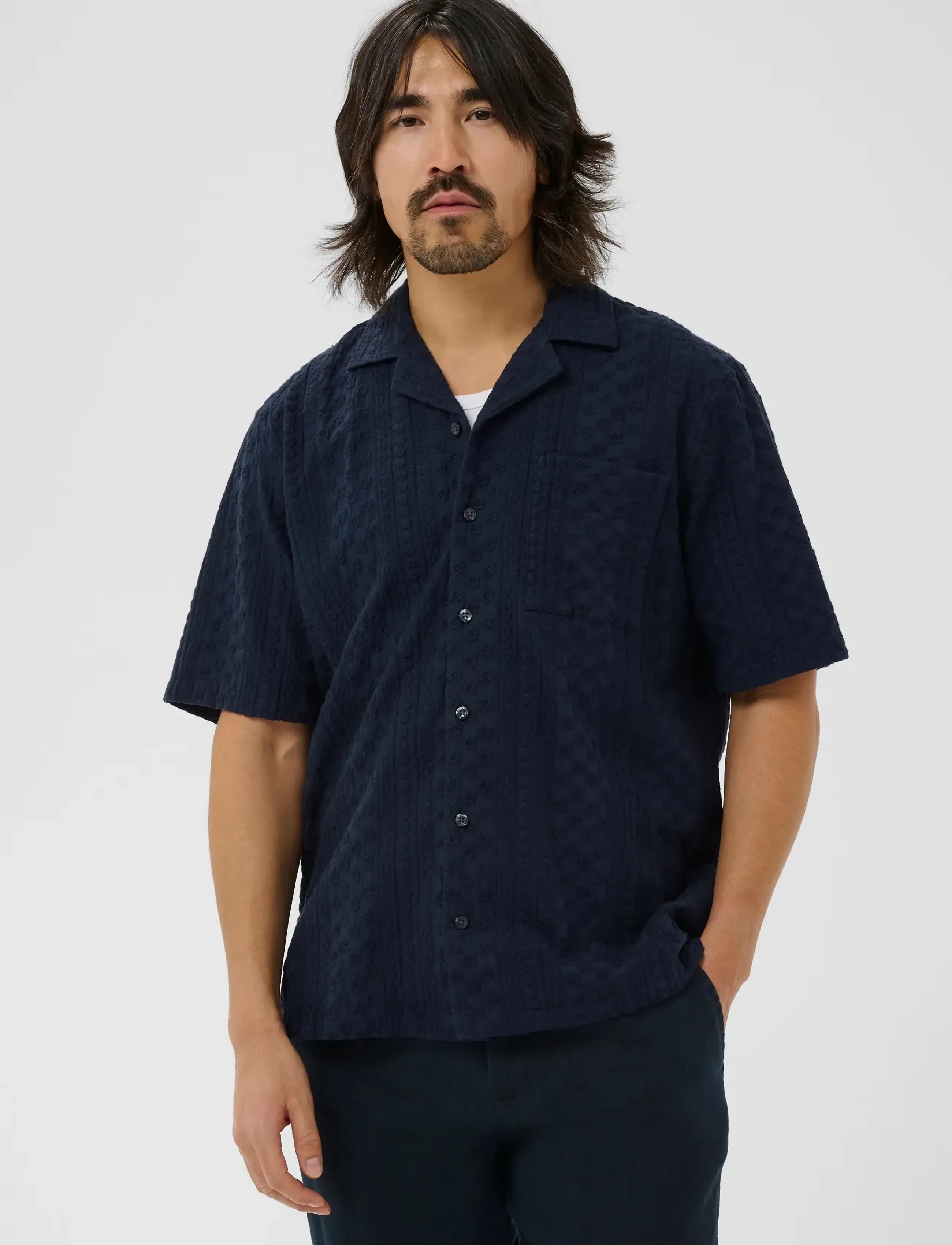 Matinique Maklampo P, S, Shirts, Schwarz - Short-sleeved Männerswear