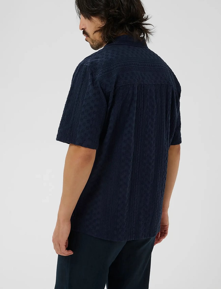 Matinique - MAklampo P - lühikeste varrukatega särgid - dark navy - 3