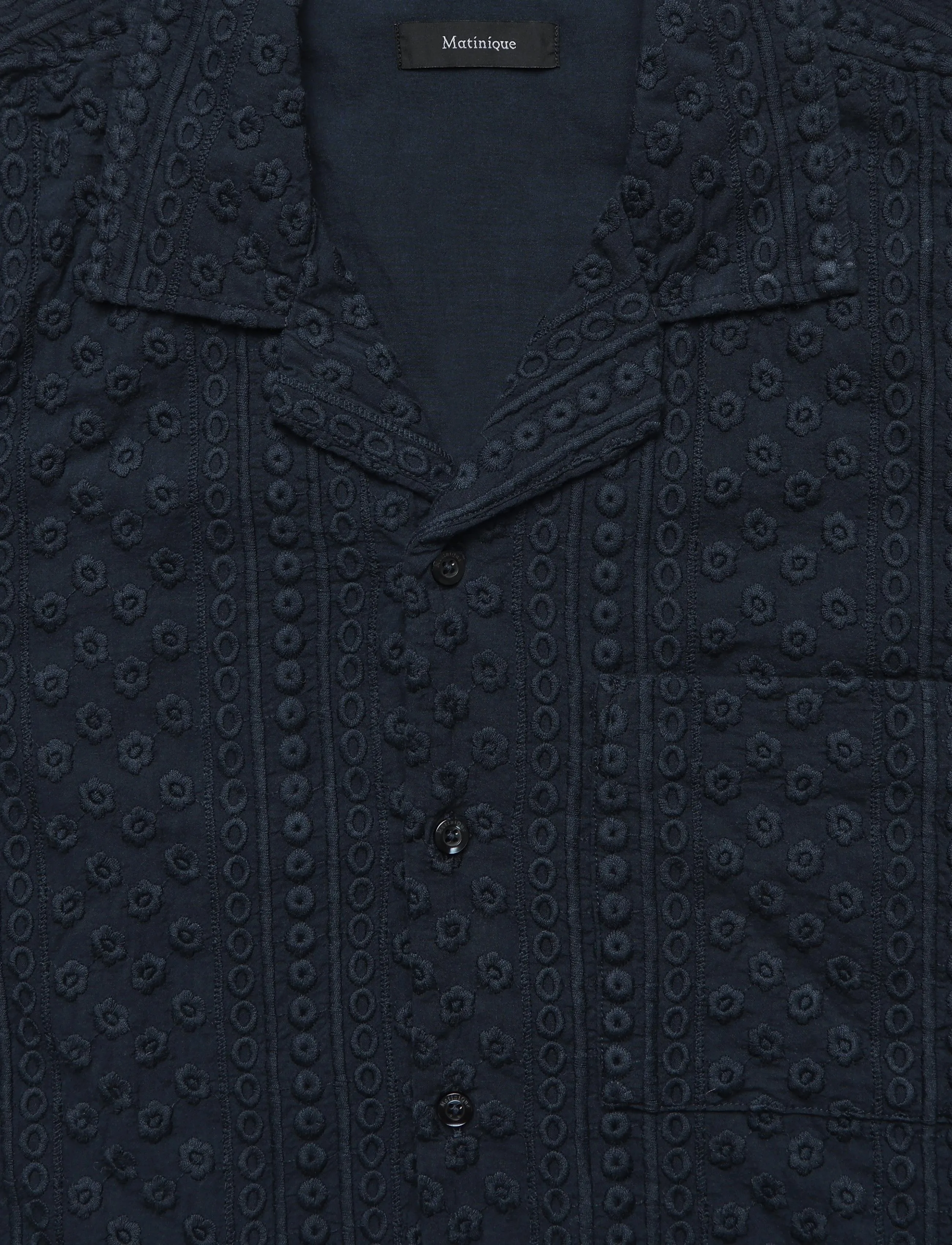 Matinique - MAklampo P - short-sleeved shirts - dark navy - 5