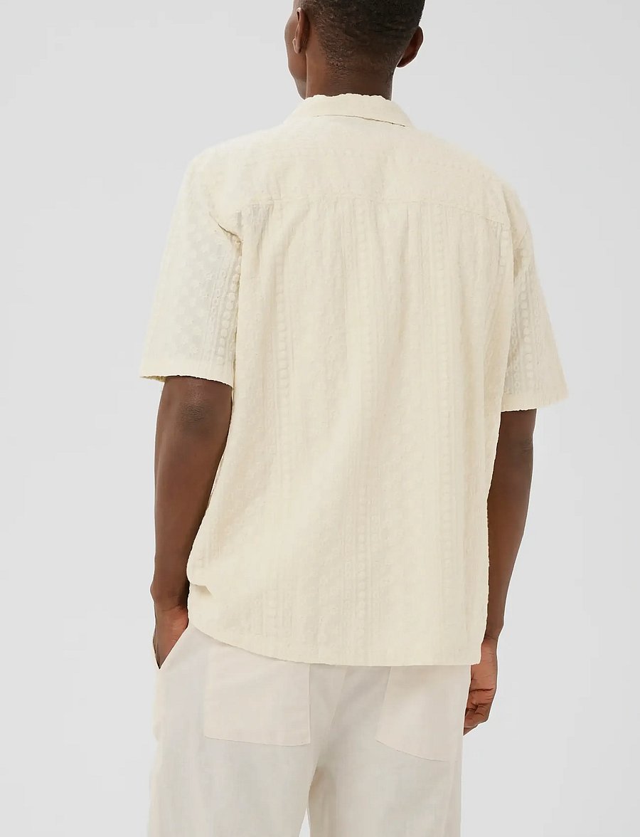 Matinique - MAklampo P - short-sleeved shirts - vanilla ice - 4