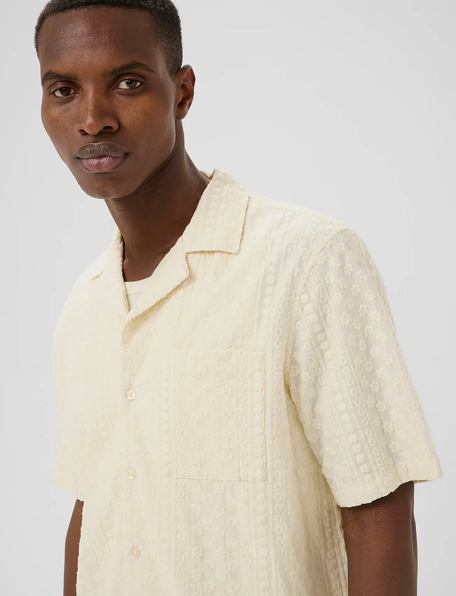Matinique - MAklampo P - short-sleeved shirts - vanilla ice - 5