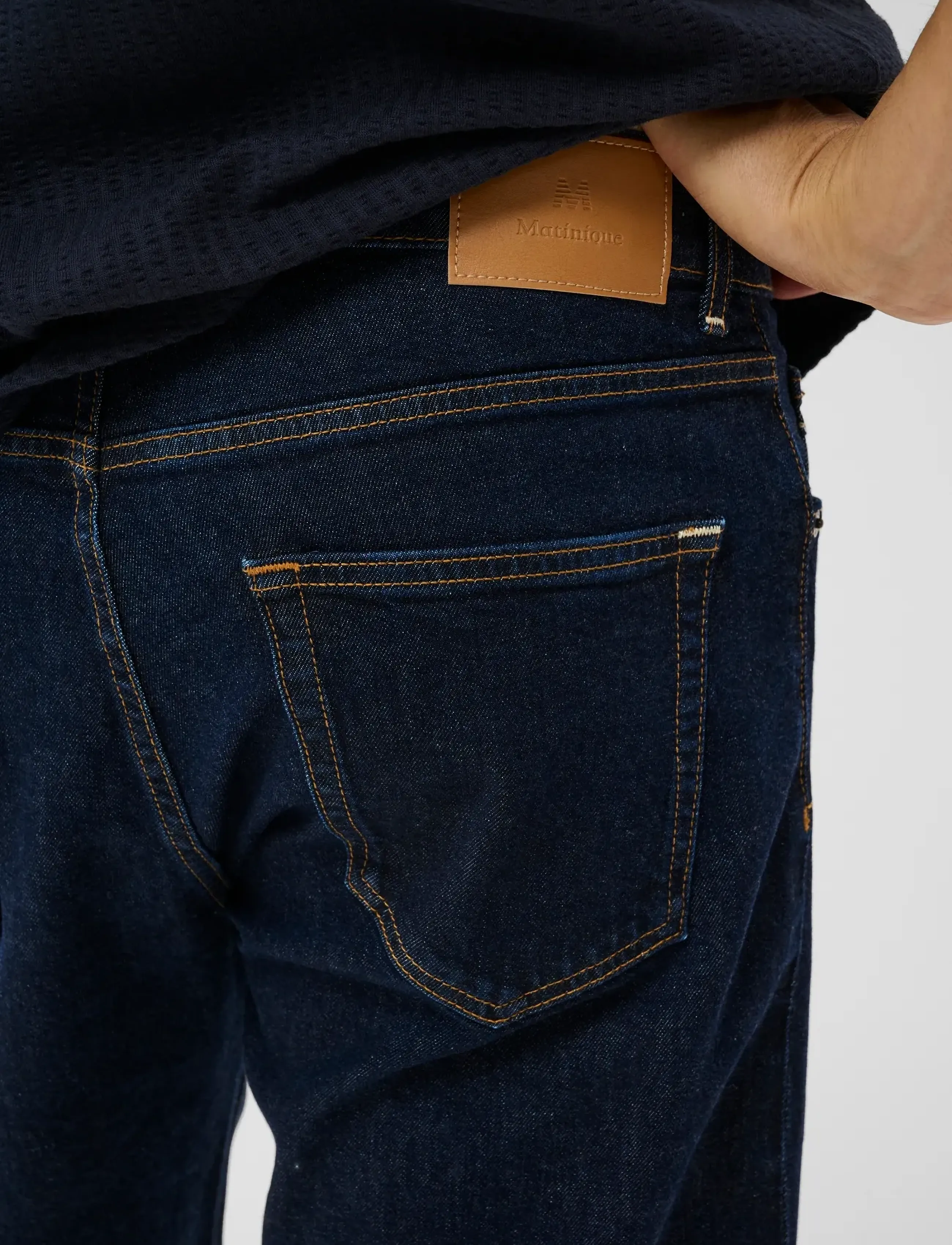 Matinique - MAmarcus Heritage Short - mehed - dark rinse - 4