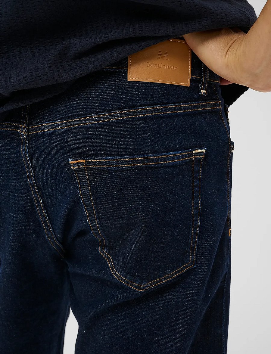 Matinique - MAmarcus Heritage Short - jorts - dark rinse - 4