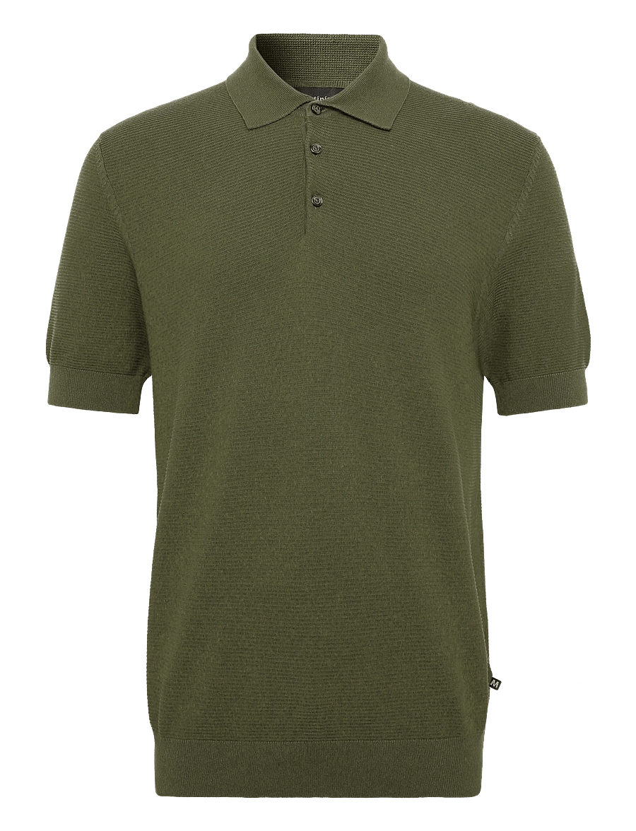 Matinique - MApolo BB - langärmlige strick-polohemden - olive night - 1