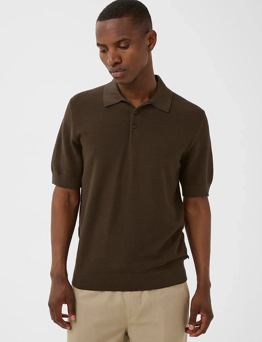 Matinique - MApolo BB - knitted polos - turkish coffee - 0