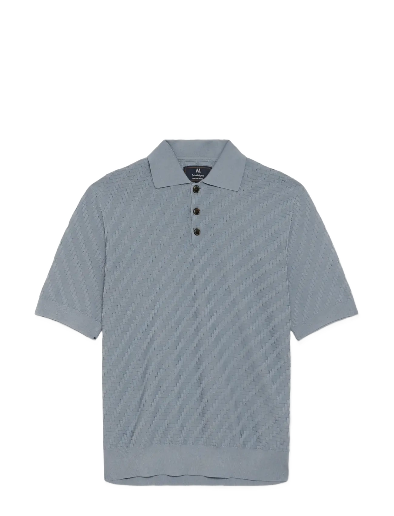 Matinique - MApolo BB Knit Heritage - kootud polosärgid - tradewinds - 0