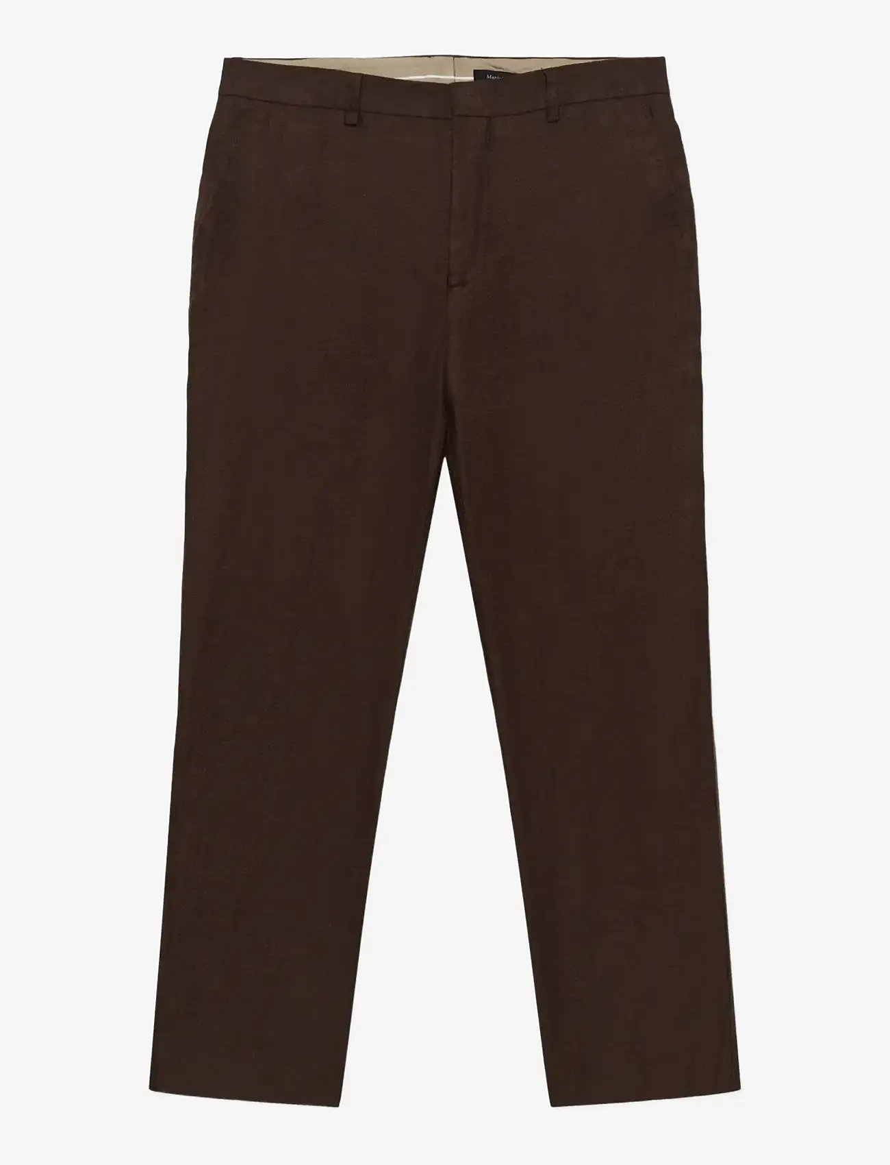 Matinique - MAwesley Pant - leinenhosen - chocolate brown - 1