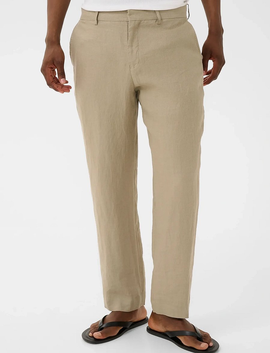 Matinique - MAwesley Pant - leinenhosen - winter twig - 0