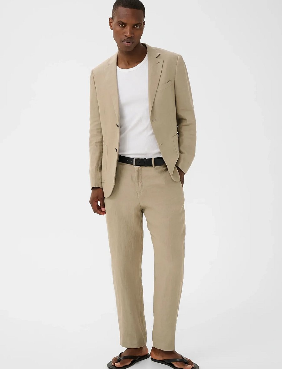Matinique - MAwesley Pant - leinenhosen - winter twig - 2