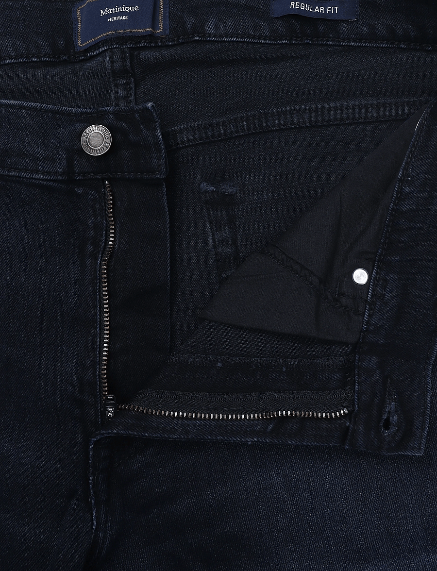 Matinique - MAMike - regular jeans - blue black - 3