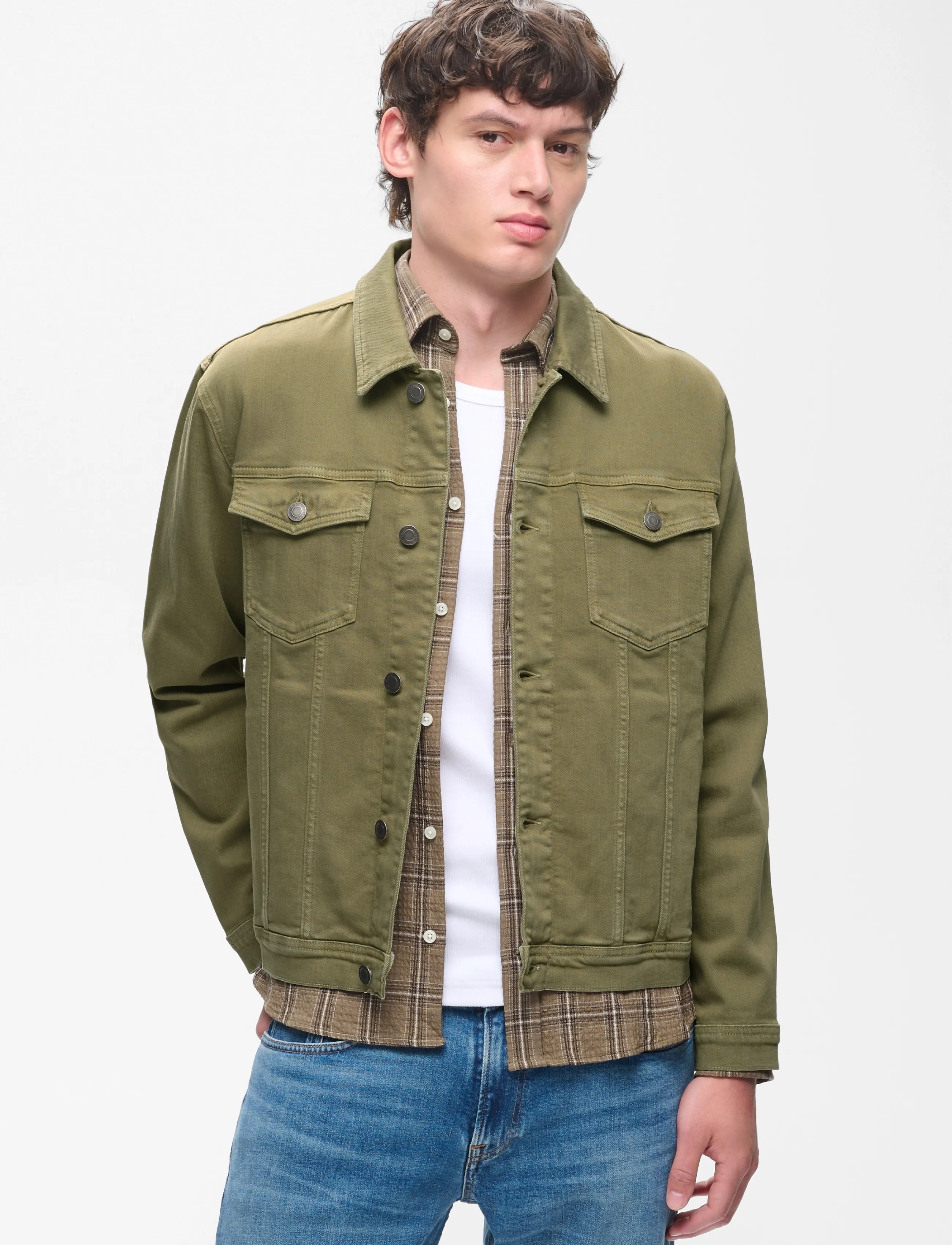 Matinique MAshepard Jacket - Teksatagid - SILVER SAGE / khaki/green