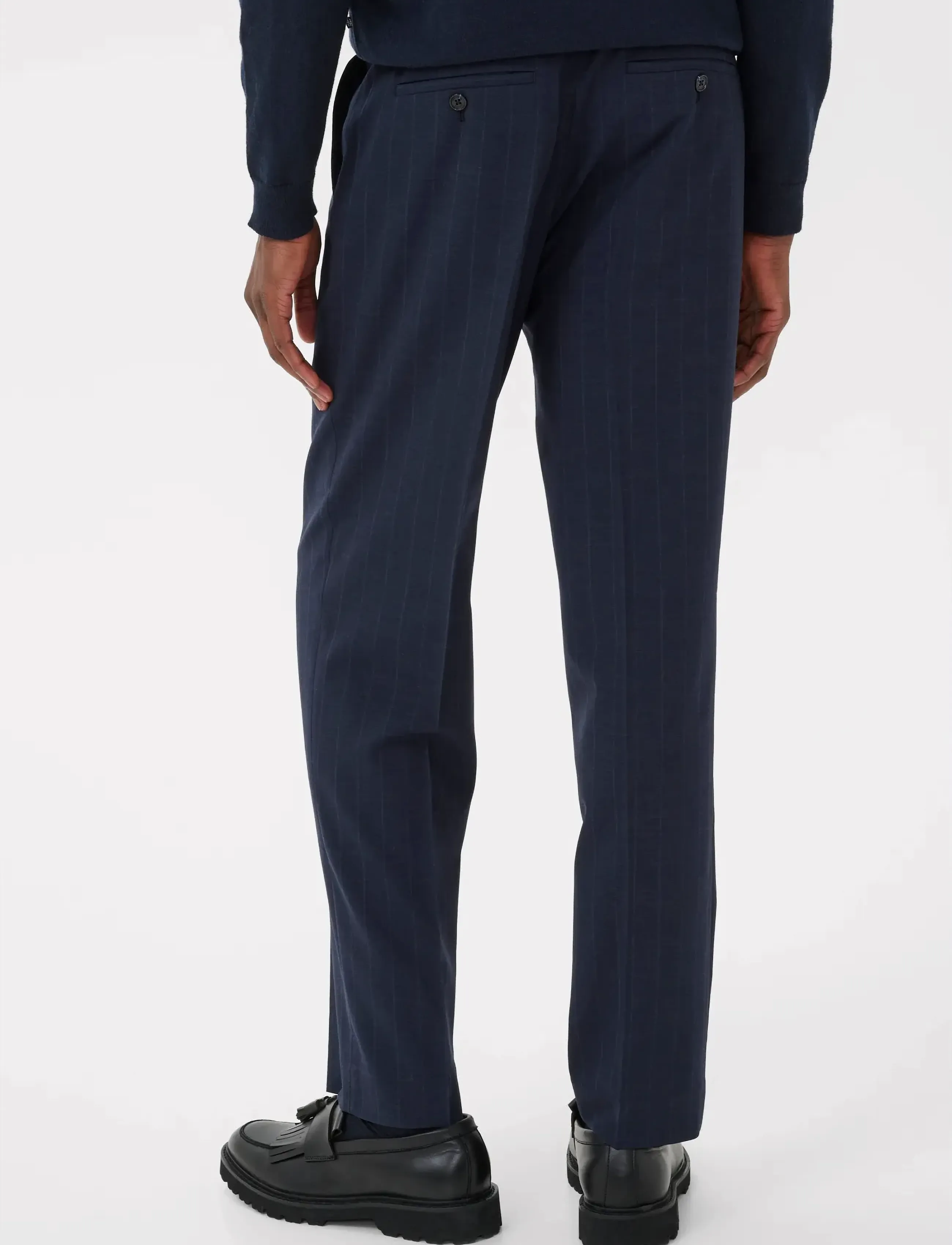 Matinique - MAwesley Pant - formal trousers - dark navy - 4