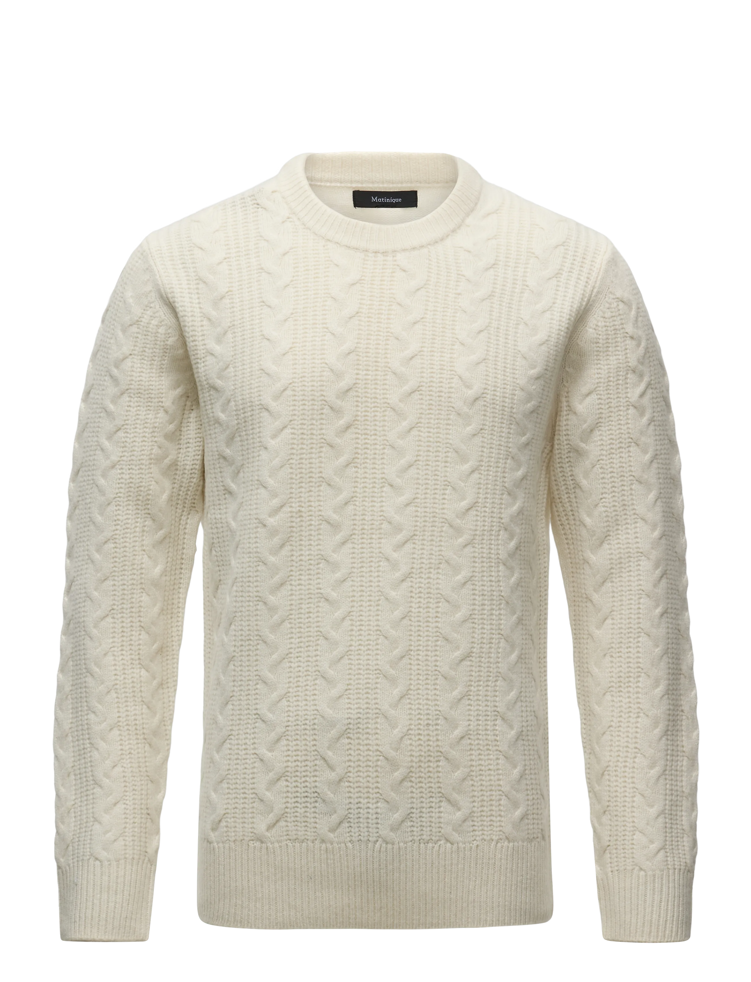 Matinique - MAtriton - pulls col rond - vanilla ice - 1