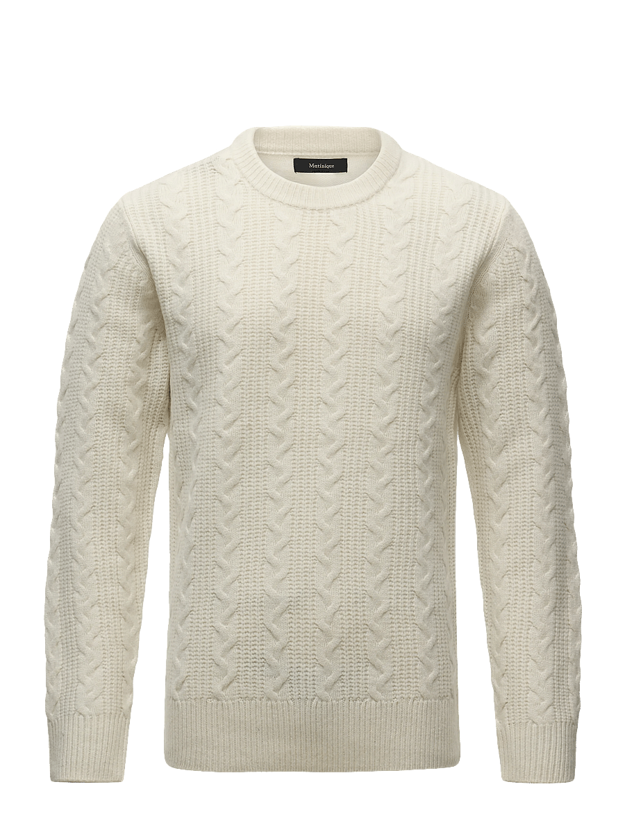 Matinique - MAtriton - pulls col rond - vanilla ice - 1