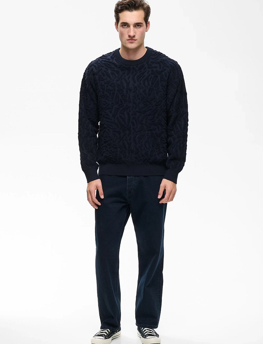 Matinique - MAsweatio 73 - rund hals - dark navy - 0