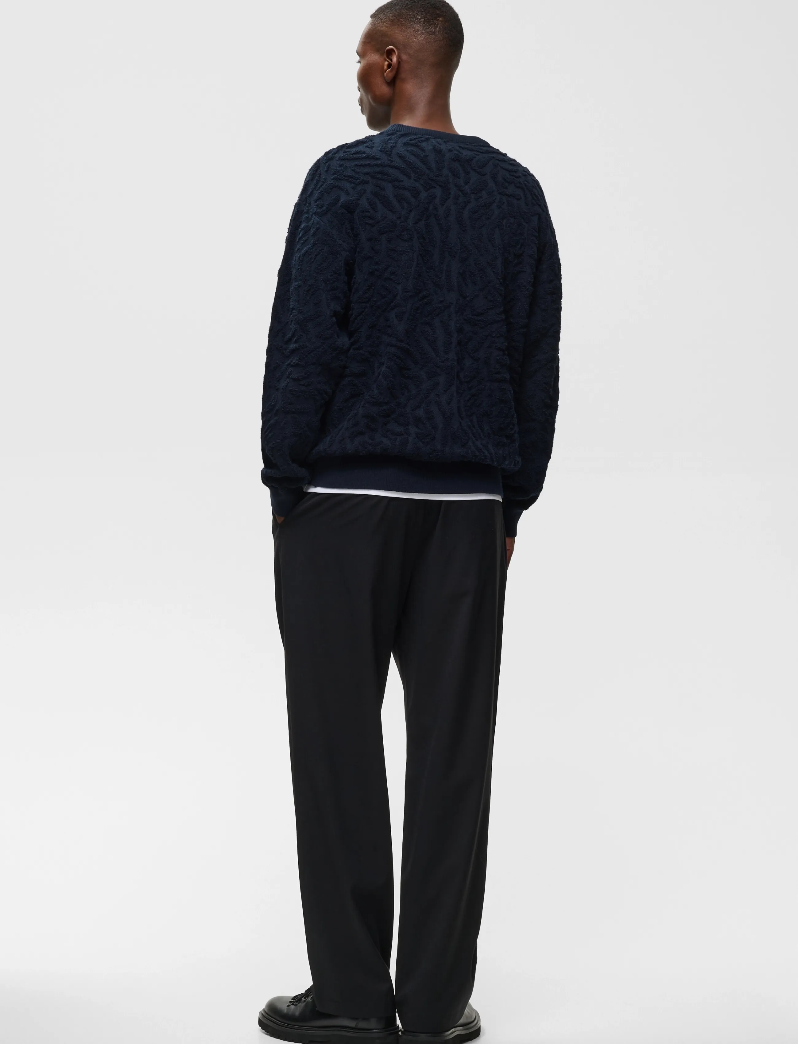 Matinique - MAsweatio 73 - round necks - dark navy - 4
