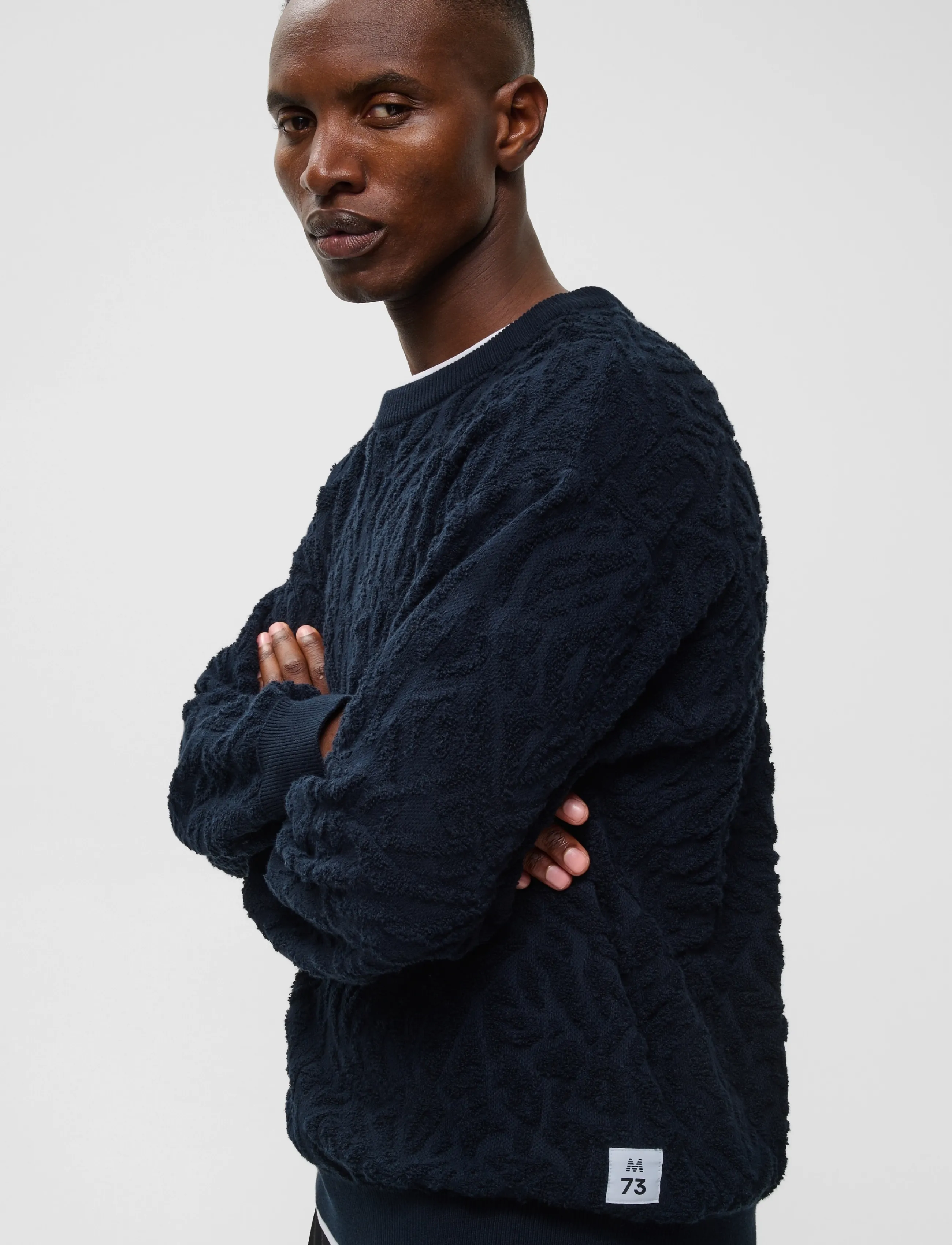 Matinique - MAsweatio 73 - round necks - dark navy - 5