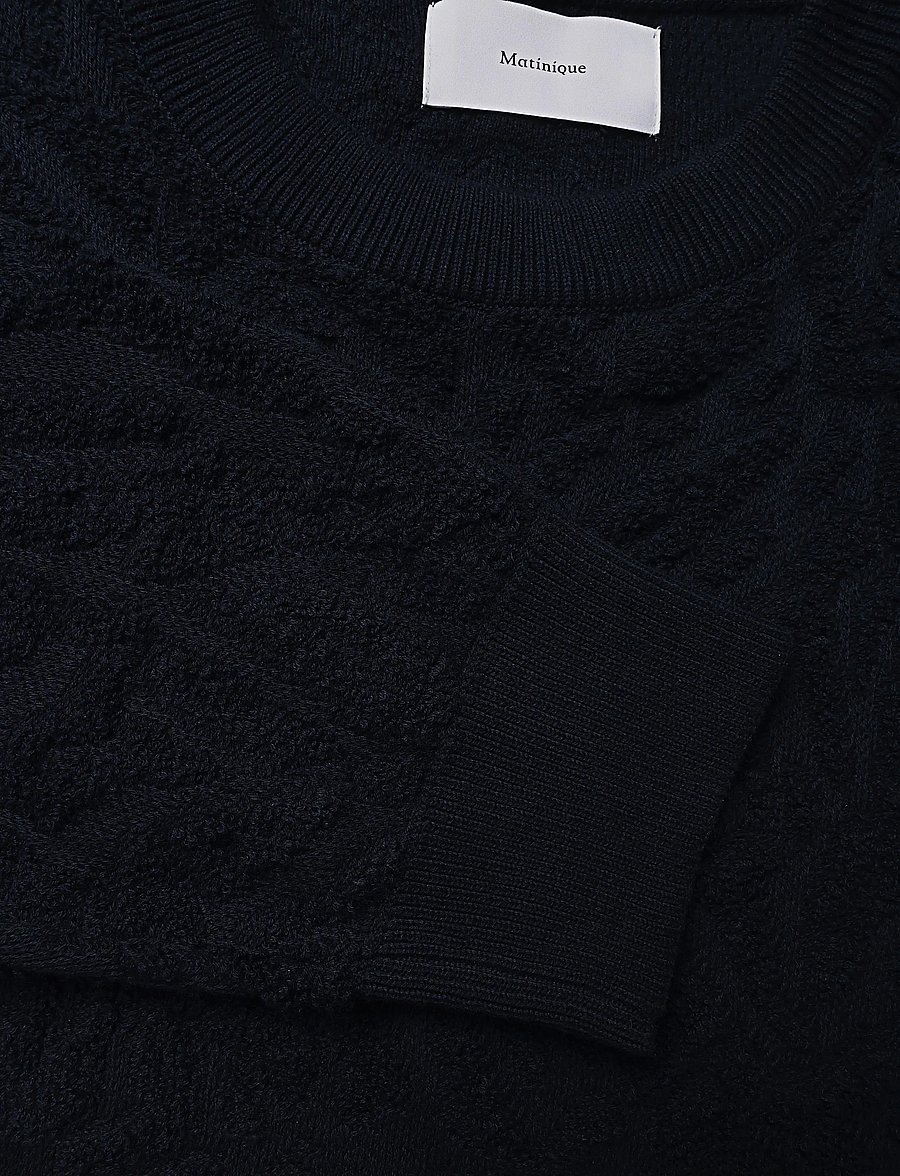 Matinique - MAsweatio 73 - rund hals - dark navy - 3
