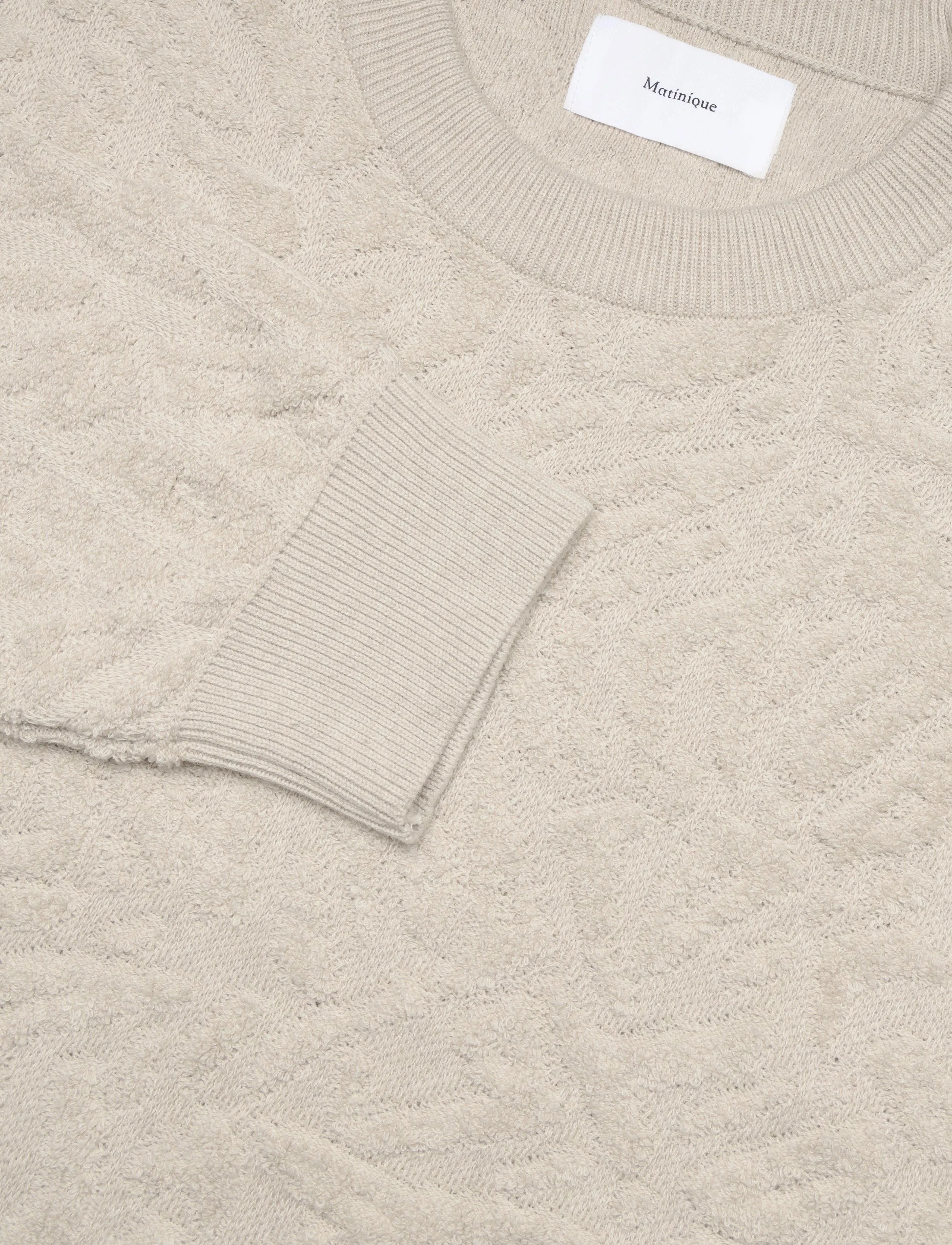 Matinique - MAsweatio 73 - Ümara kaelusega - off white - 2