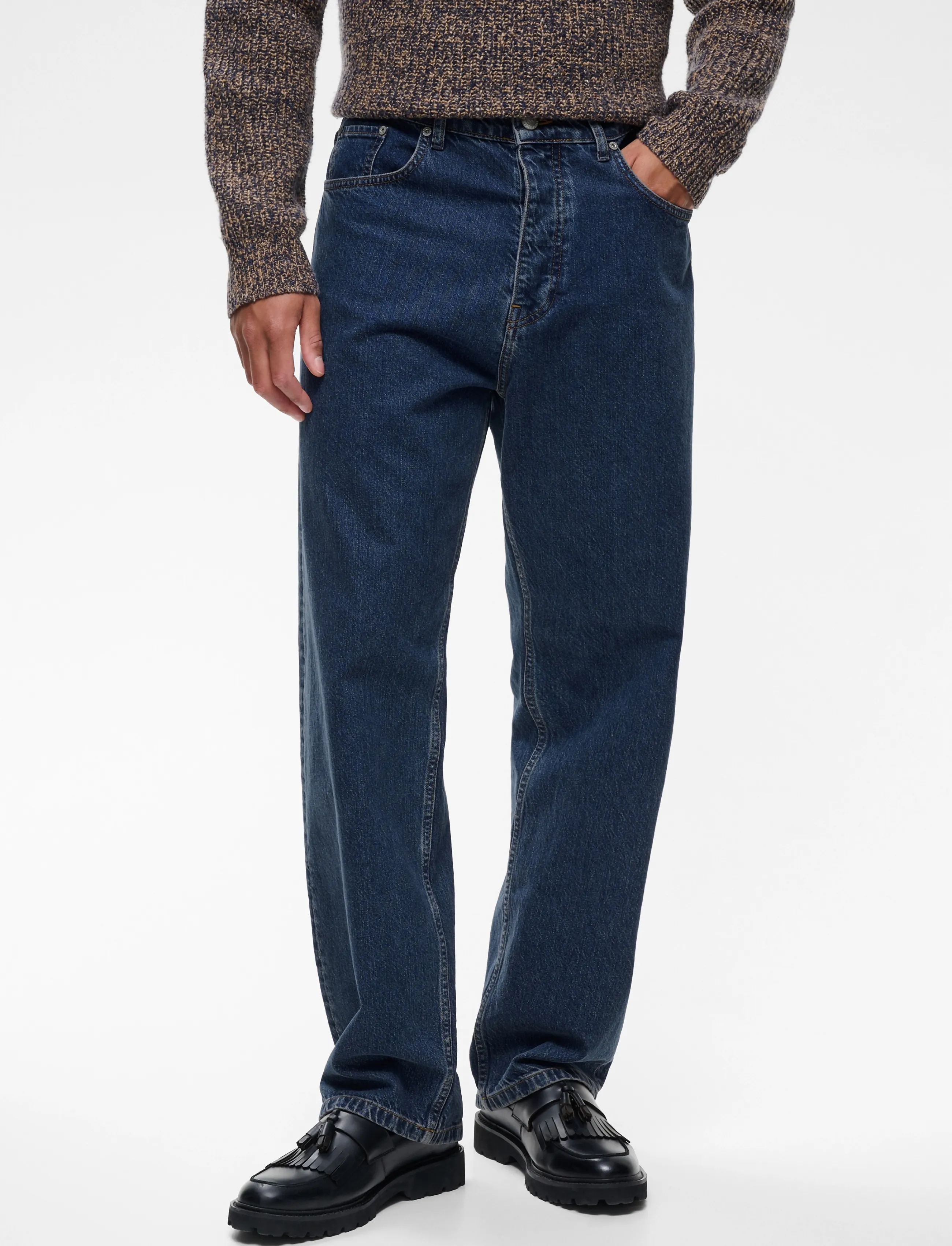 Matinique MAhampton Denim 73 - Inspiration - DARK WASHED DENIM / navy