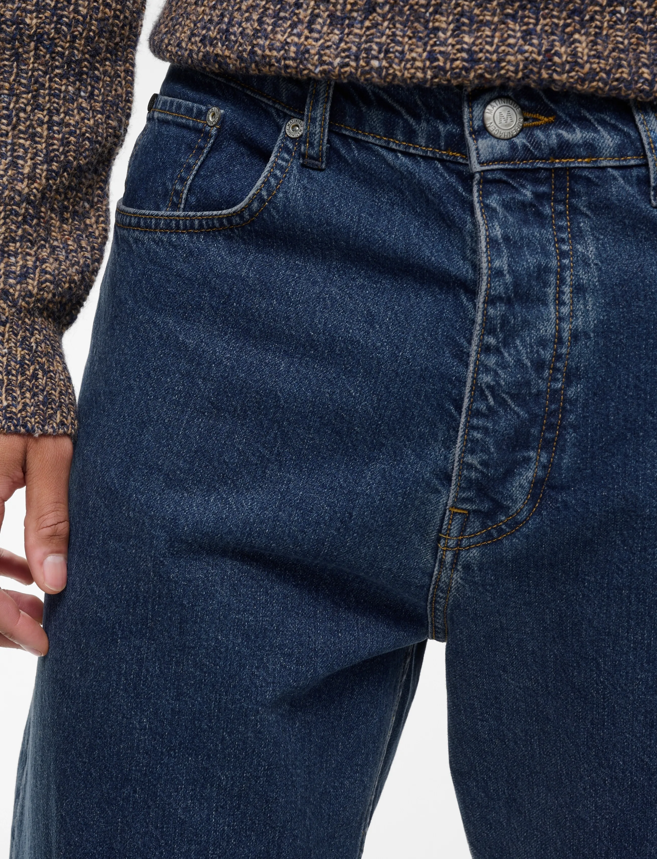 Matinique - MAhampton Denim 73 - normale jeans - dark washed denim - 5
