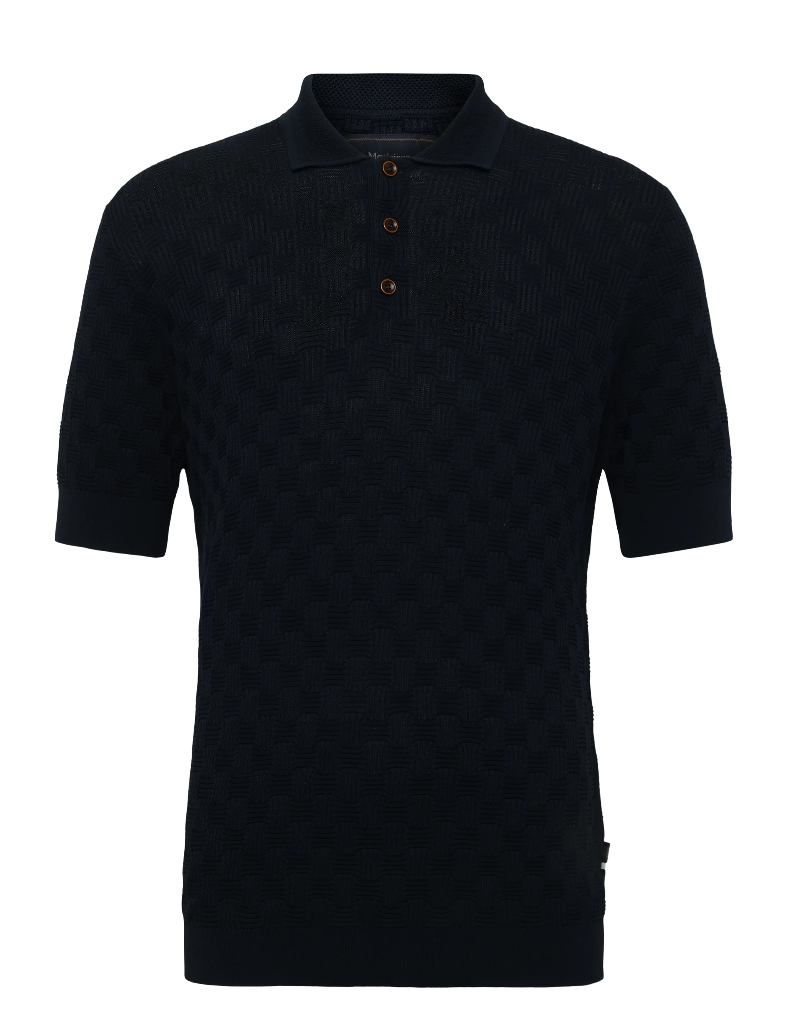 Matinique - MApolo BB Heritage - langärmlige strick-polohemden - dark navy - 1