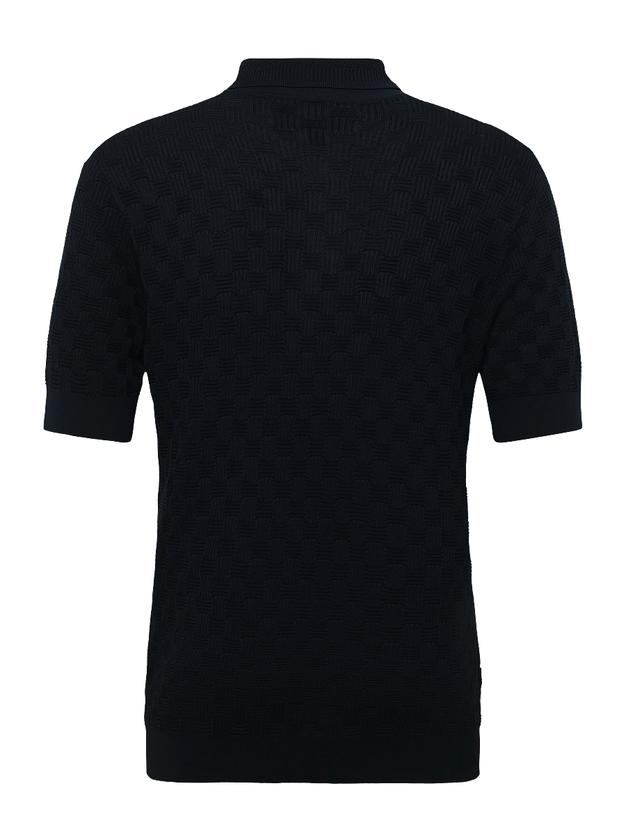 Matinique - MApolo BB Heritage - langärmlige strick-polohemden - dark navy - 2
