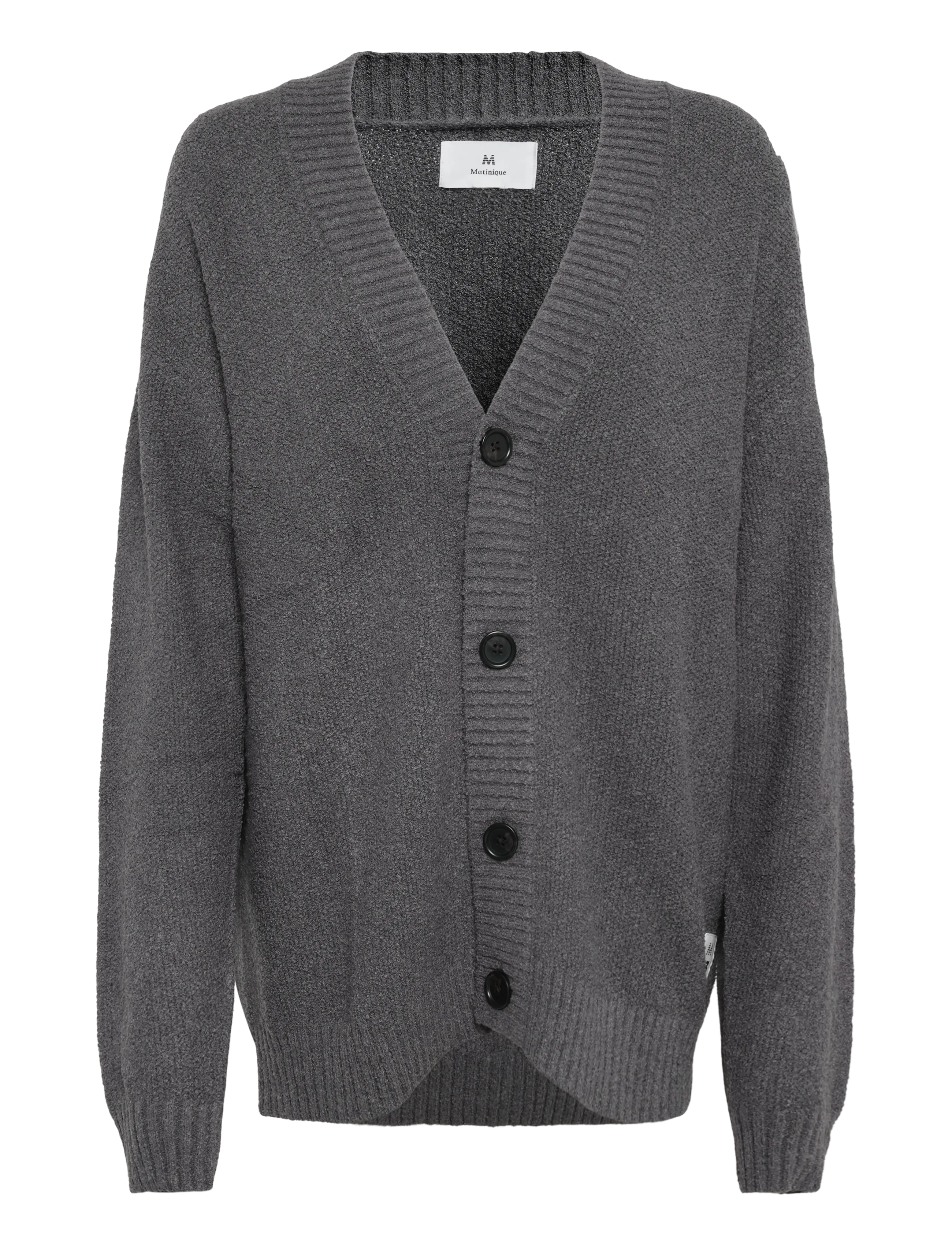 Matinique MAjemsen 73 - V-Ausschnitt - IRON GATE / grey