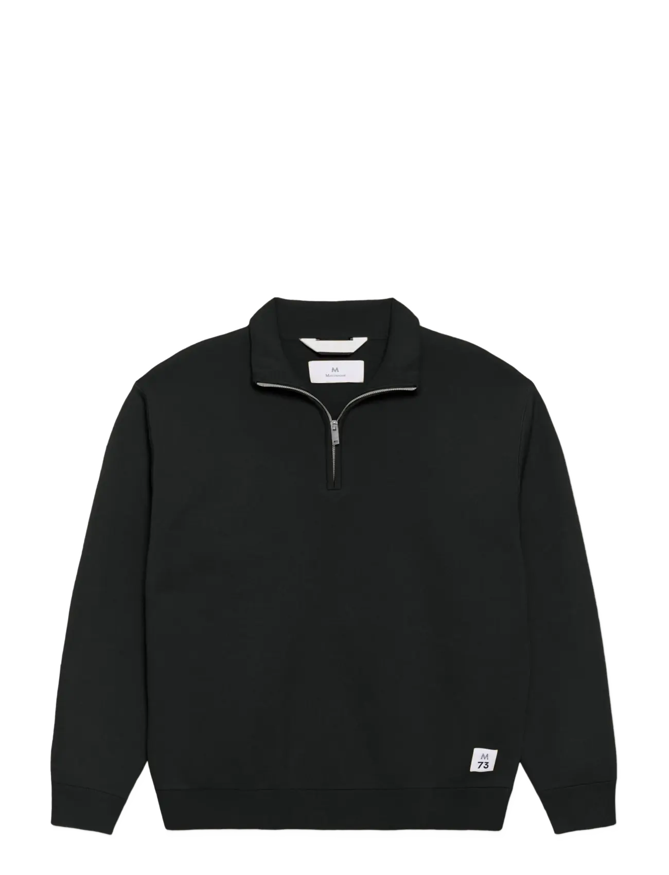 Matinique - MAsweatio Z 73 - langärmelige strick-polohemden - pirate black - 1