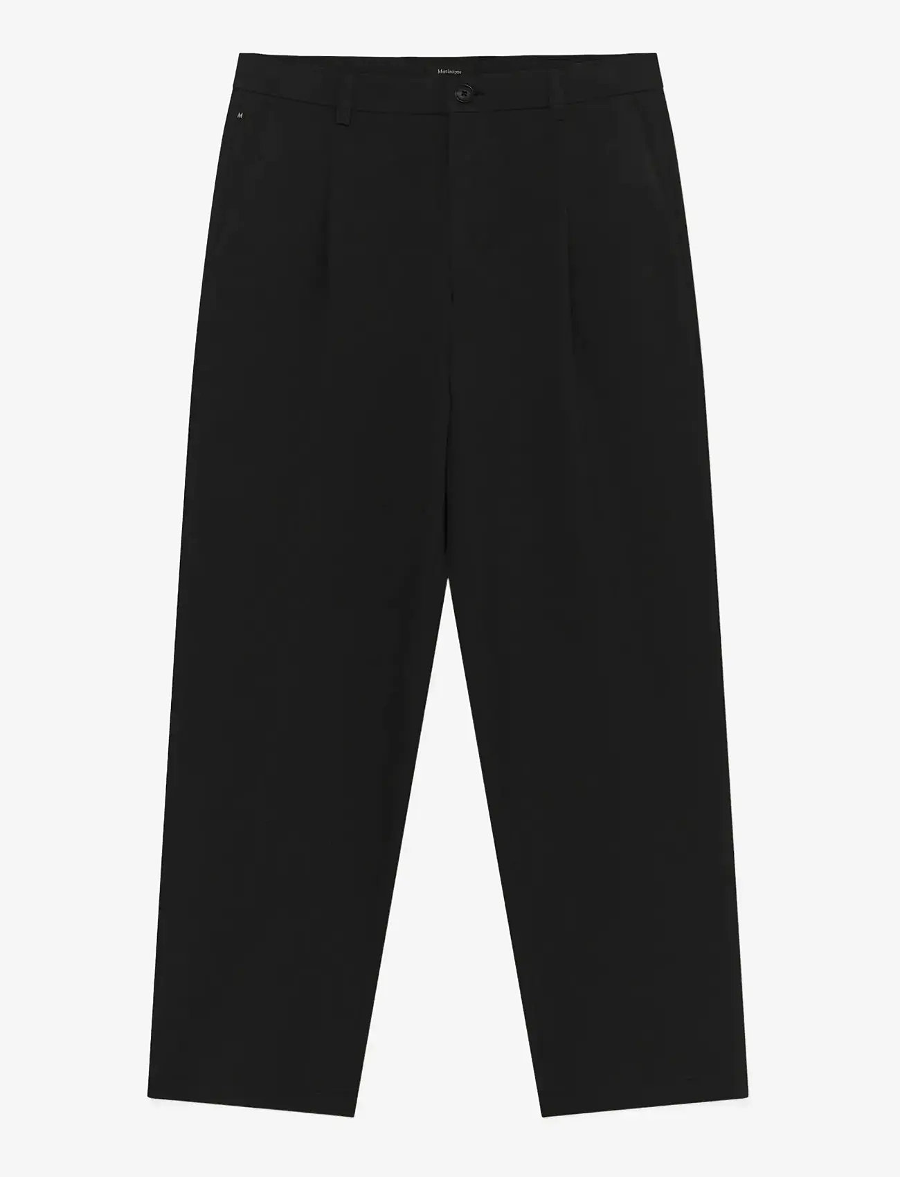 Matinique - MAChino Pleat Pants - habitbukser - black - 1