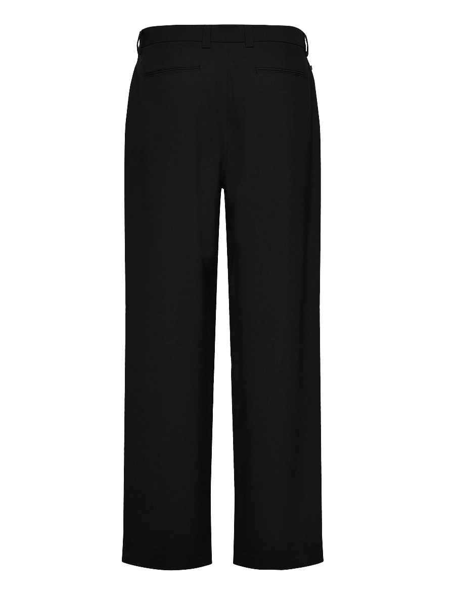 Matinique - MAChino Pleat Pants - Ülikonnapüksid - black - 2
