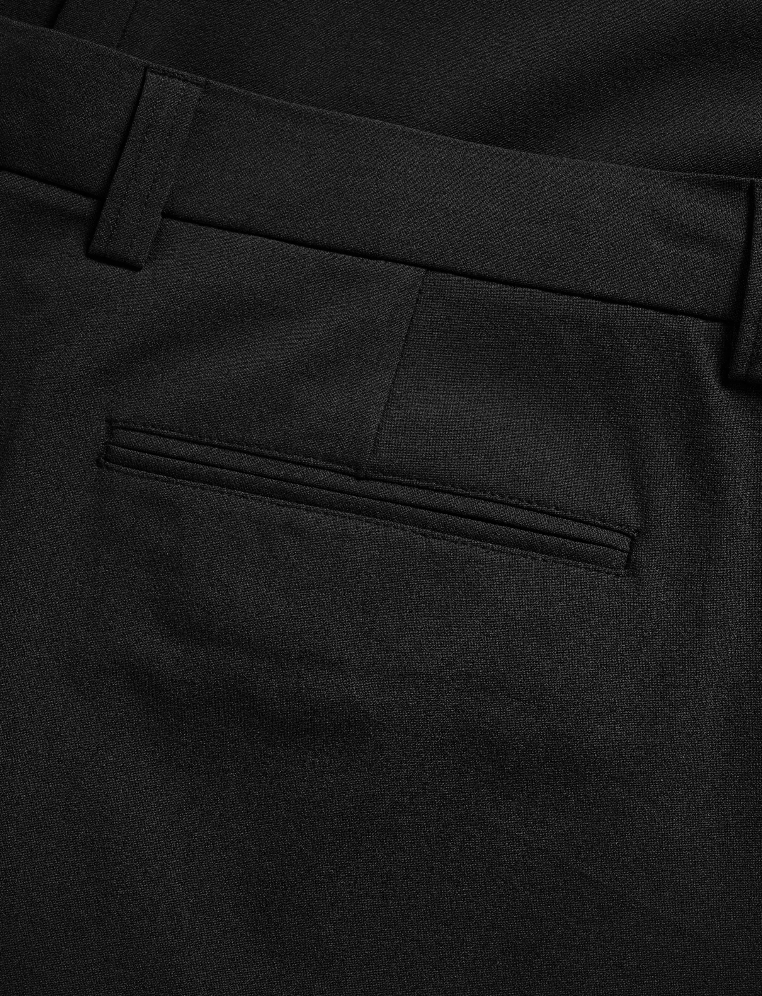 Matinique - MAChino Pleat Pants - dressbukser - black - 5