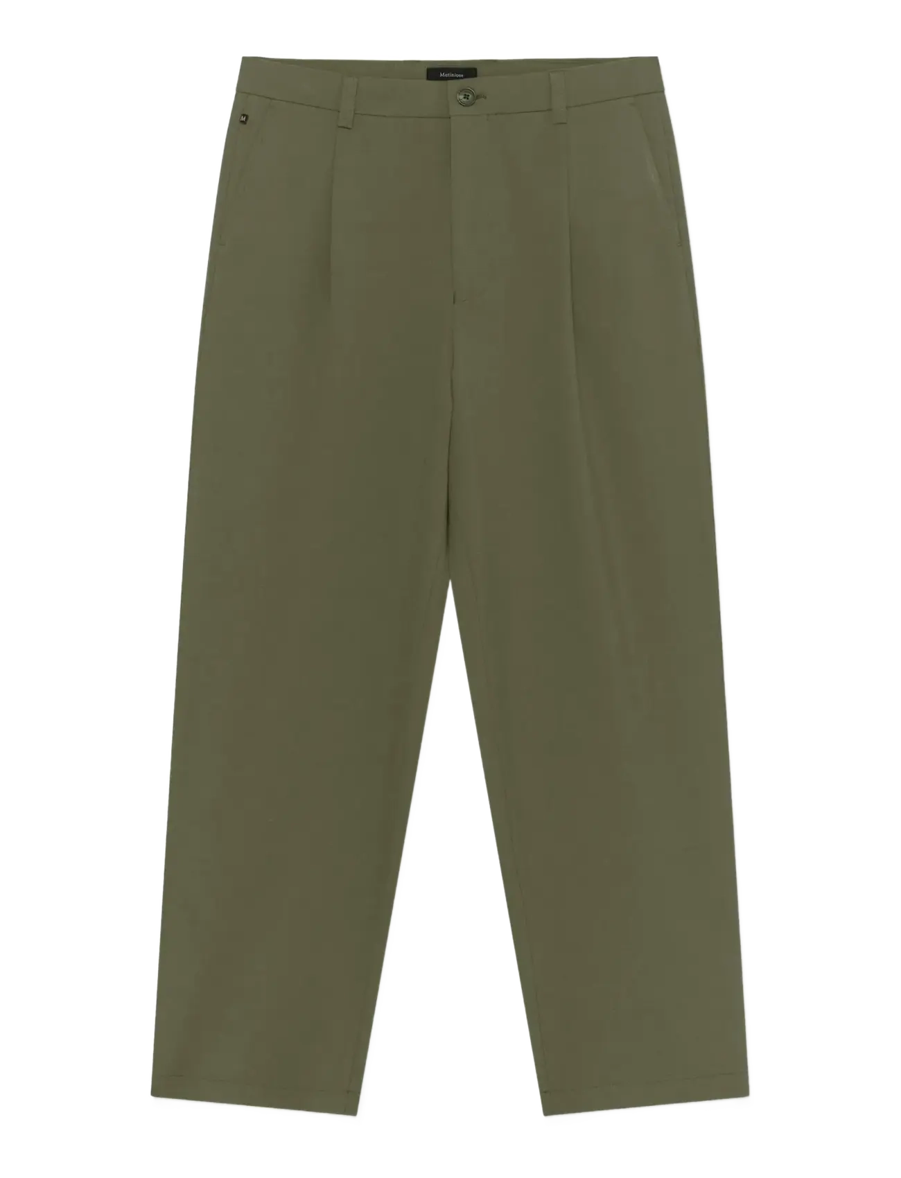 MAChino Pleat Pants - DUSTY OLIVE MELANGE