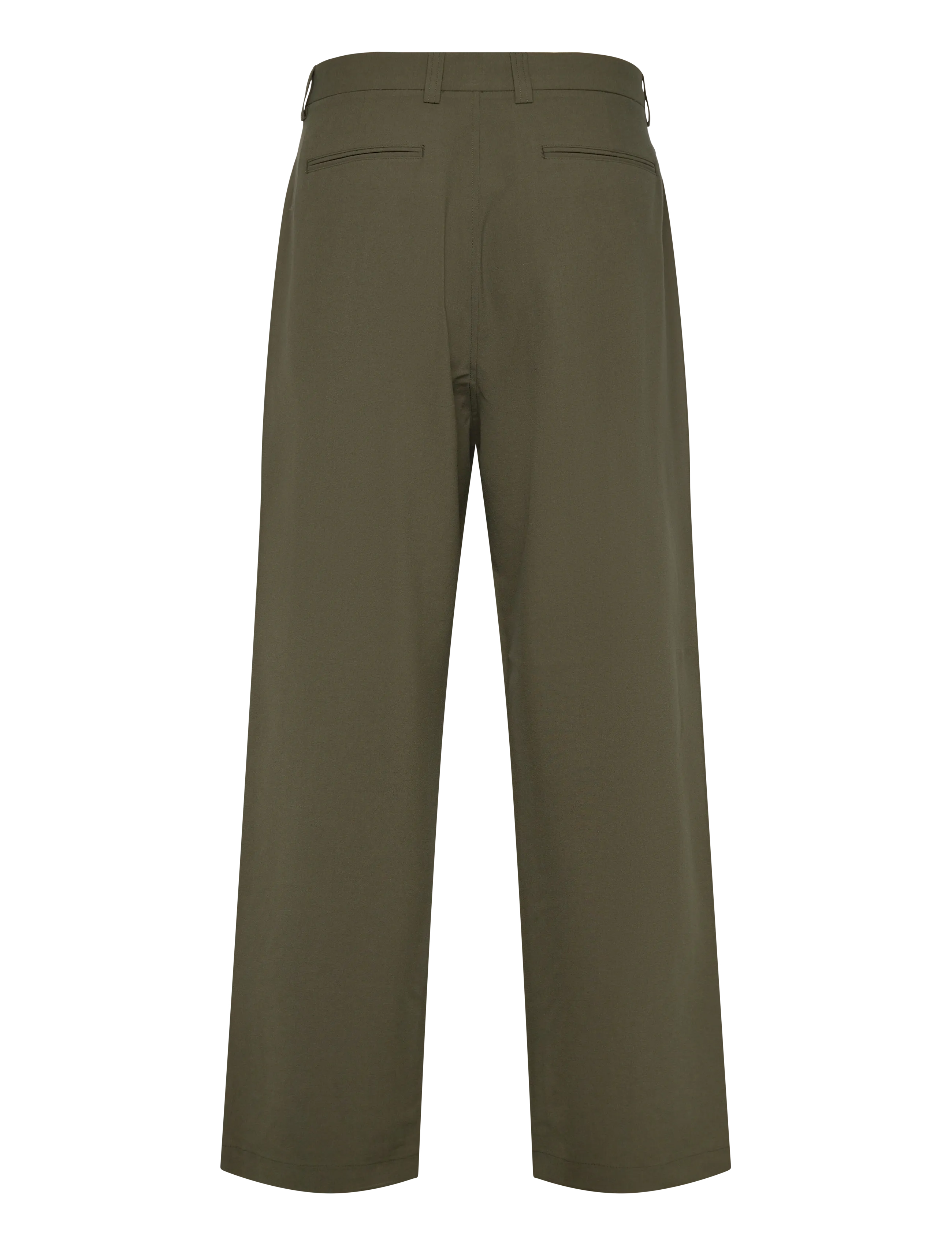 Matinique - MAChino Pleat Pants - kostymbyxor - dusty olive melange - 2