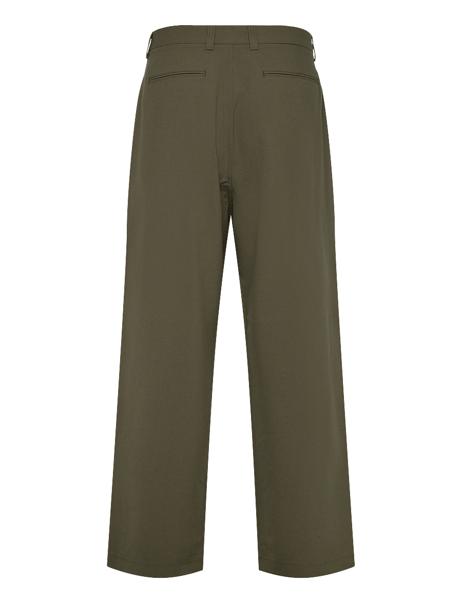 Matinique - MAChino Pleat Pants - anzugshosen - dusty olive melange - 2