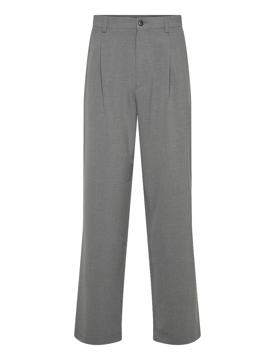 Matinique - MAChino Pleat Pants - Ülikonnapüksid - smoked pearl - 1