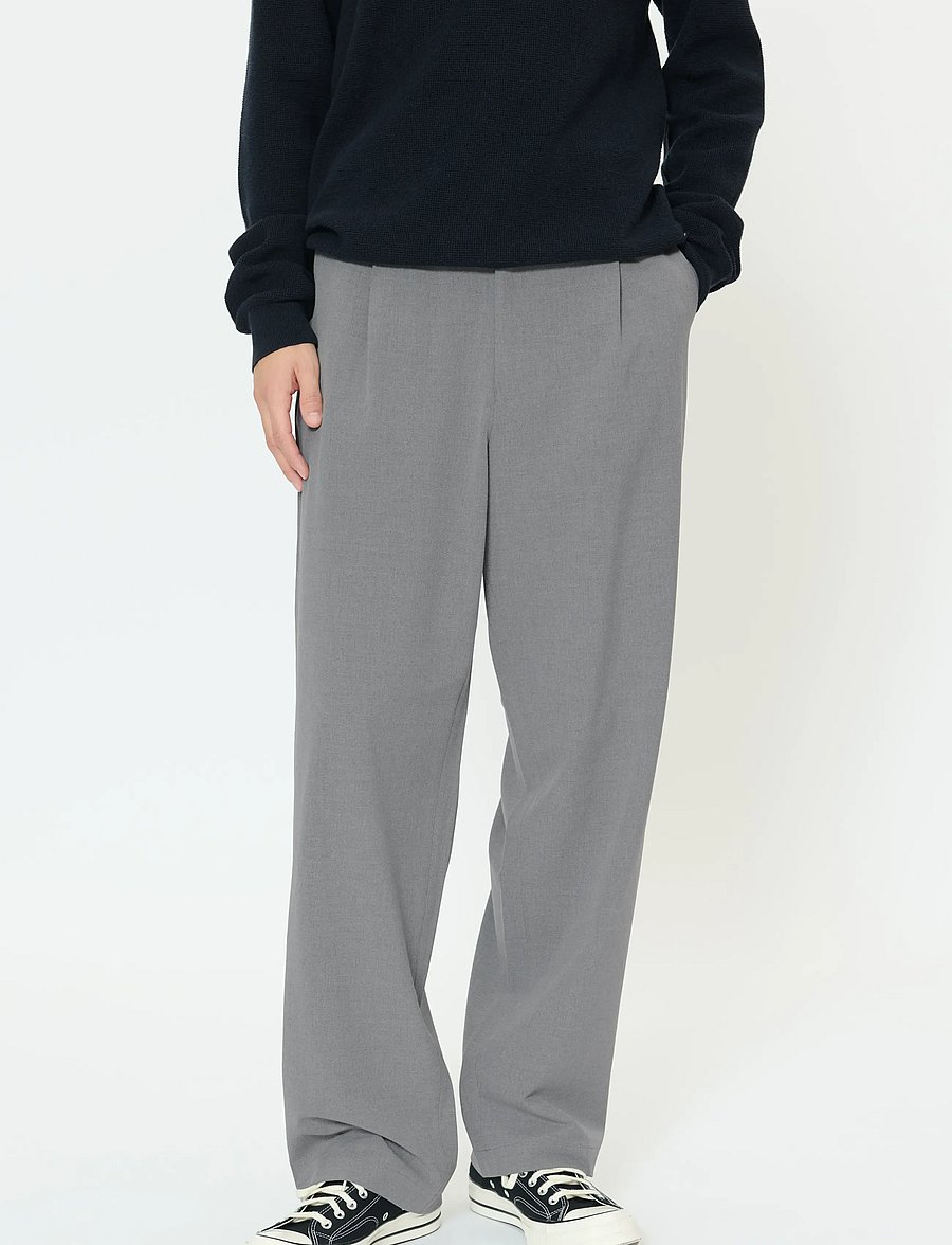 Matinique - MAChino Pleat Pants - Ülikonnapüksid - smoked pearl - 0