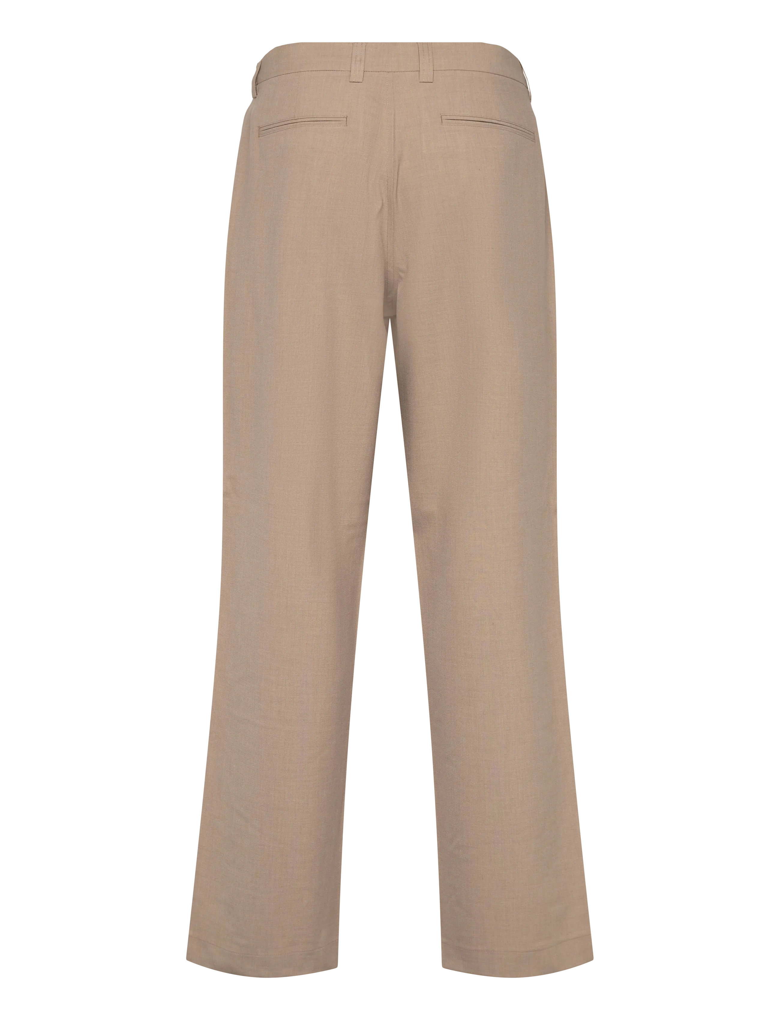 Matinique - MAChino Pleat Pants - kostymbyxor - winter twig melange - 2