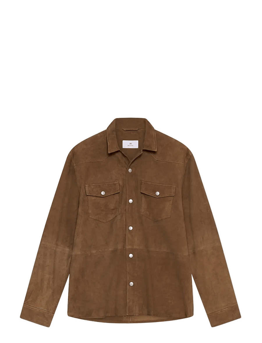 Matinique - MAwestern Suede - frühlingsjacken - sepia - 1