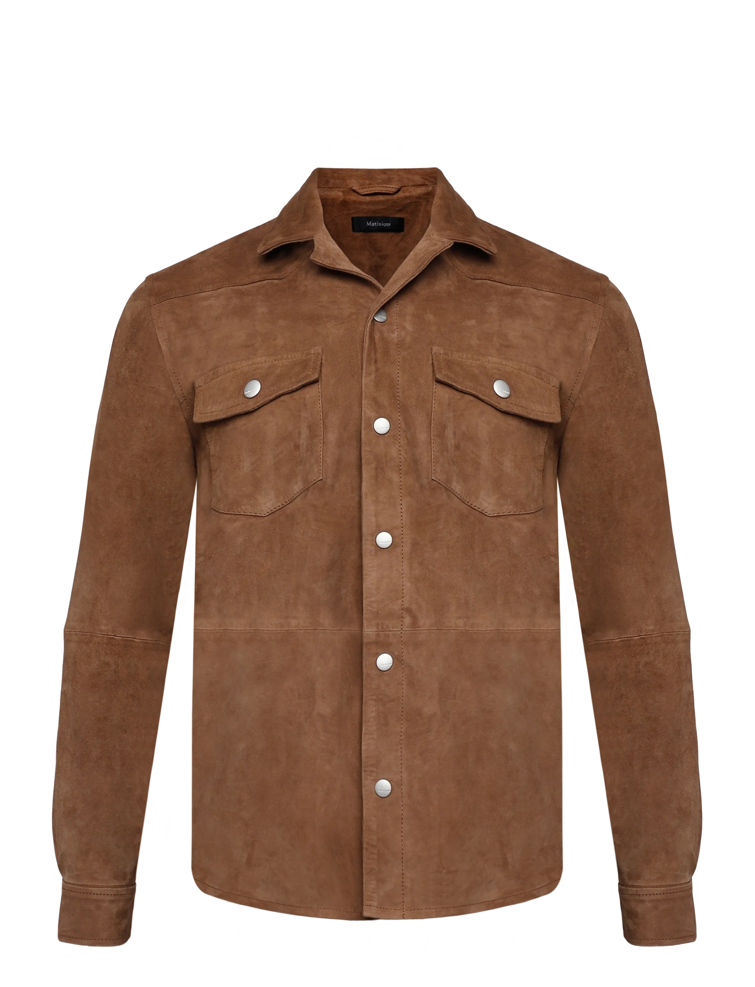 Matinique - MAwestern Suede - fall jackets - sepia - 1
