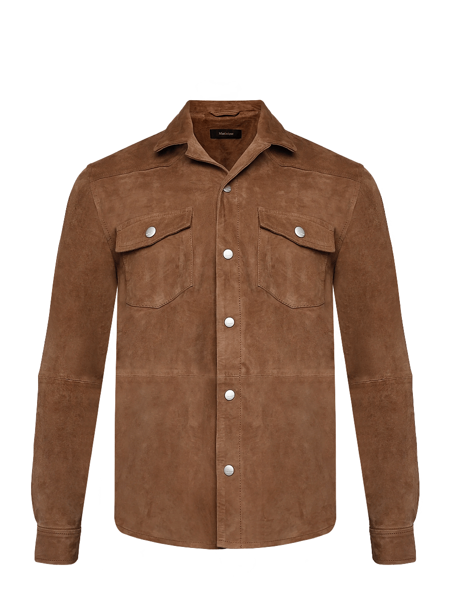 Matinique - MAwestern Suede - fall jackets - sepia - 1
