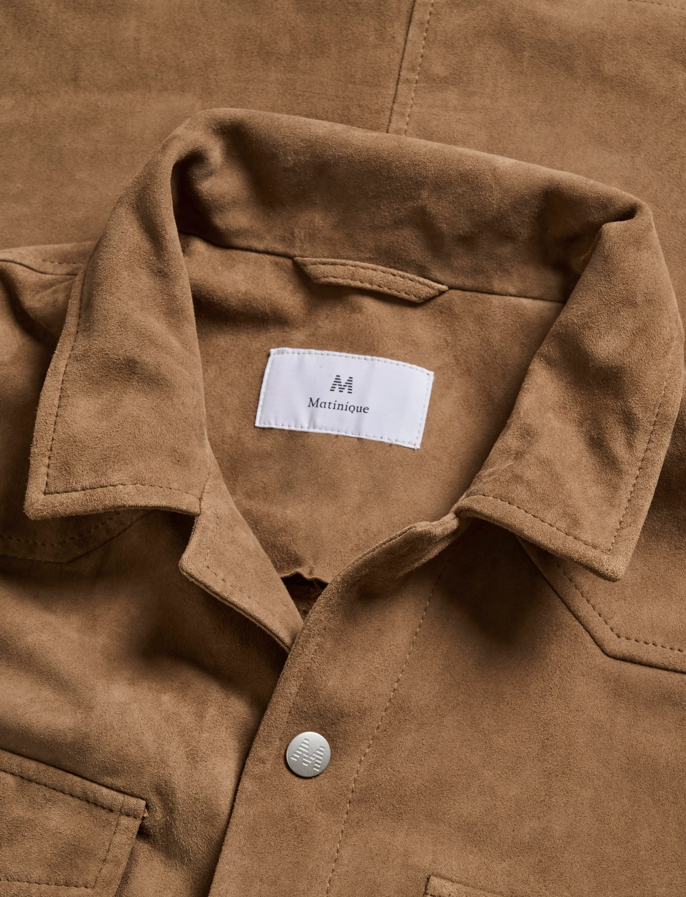 Matinique - MAwestern Suede - spring jackets - sepia - 5