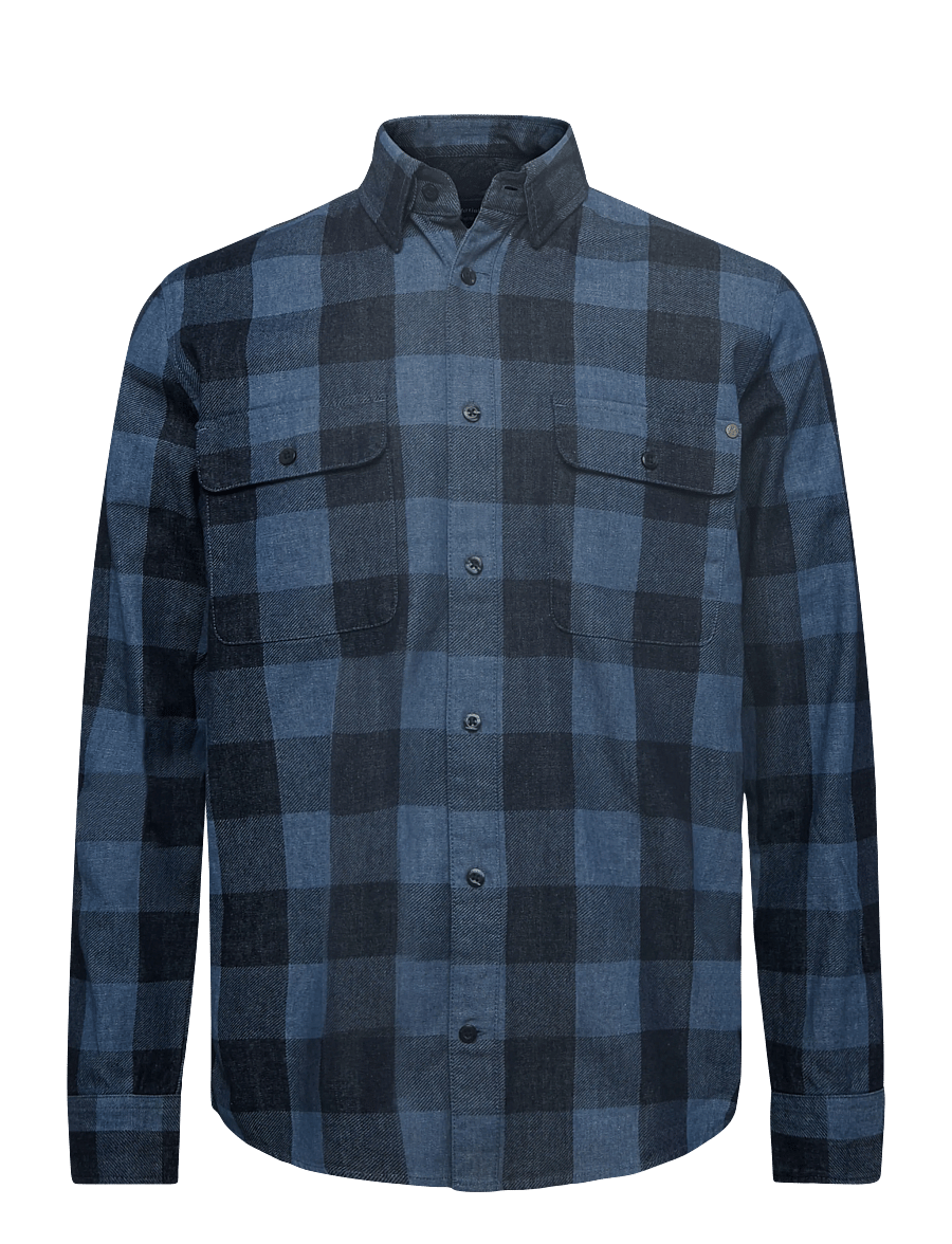 Matinique - MAchristaldo P Heritage - flaneliniai marškiniai - dark washed denim - 1