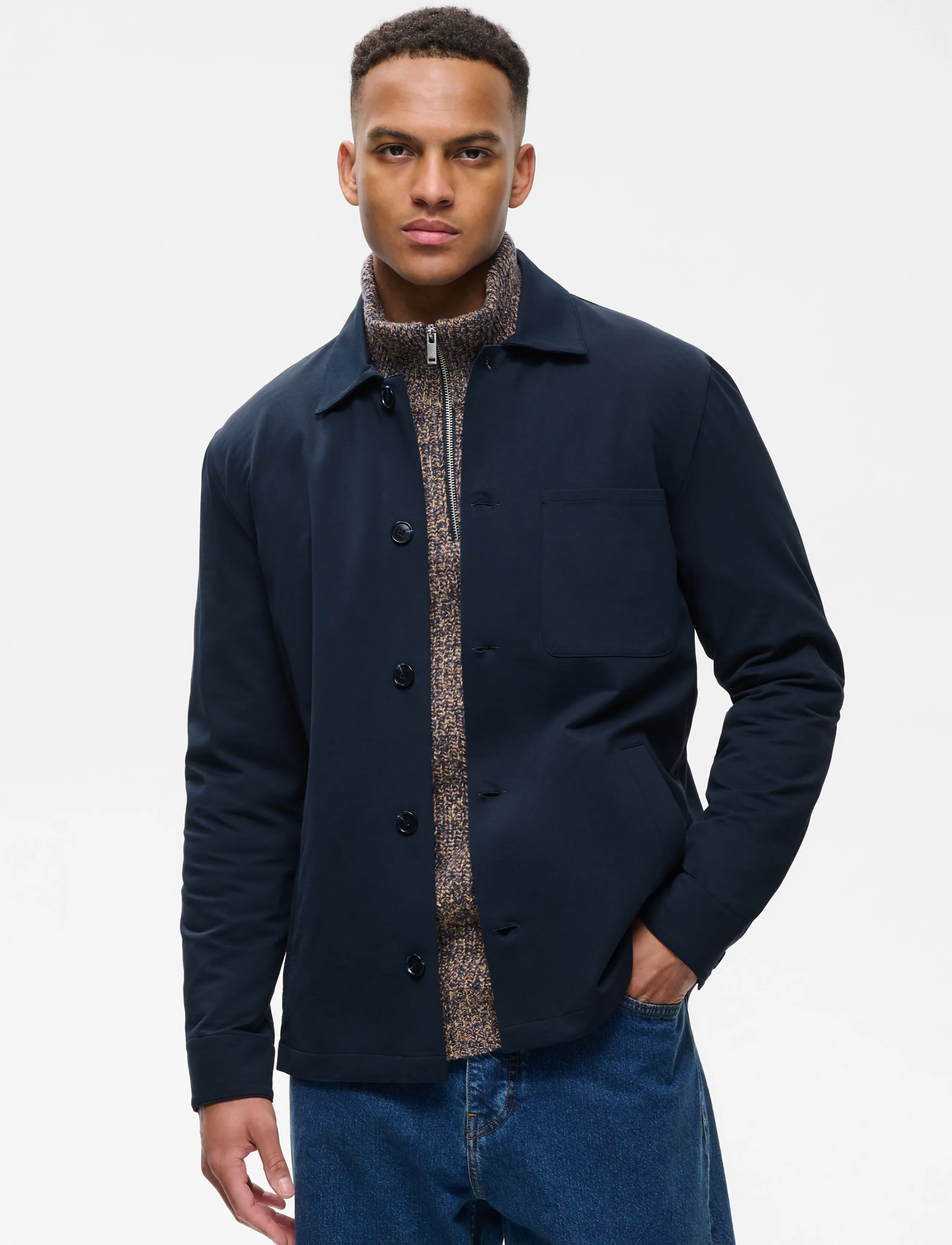 Matinique Maorignal, L, Navy, Jakker > Lette Jakker, Herre