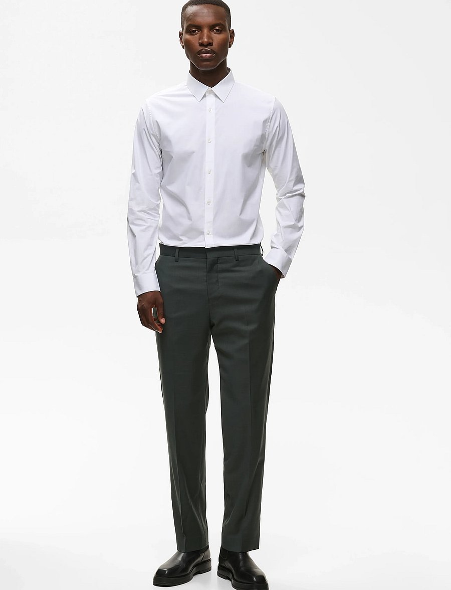Matinique - MAwesley Pant - Ülikonnapüksid - olive night - 2