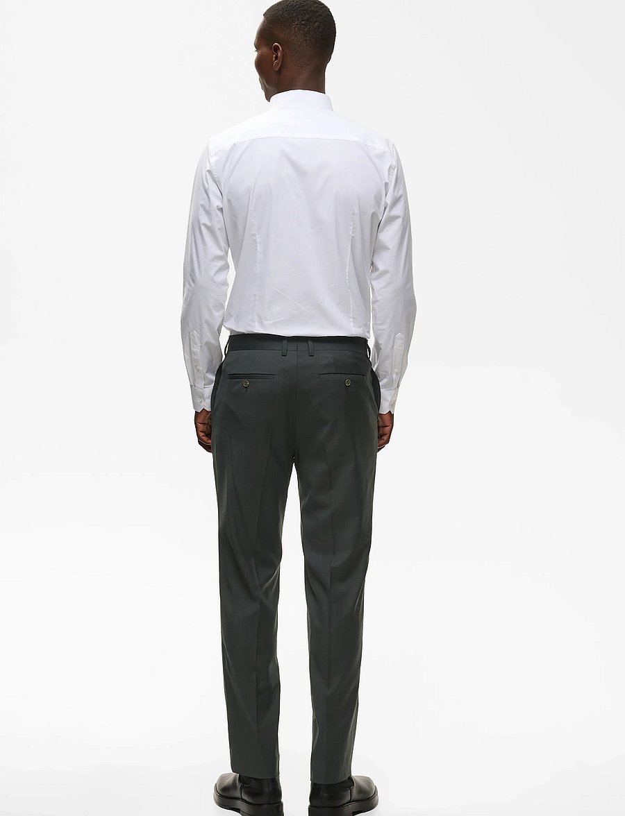 Matinique - MAwesley Pant - Ülikonnapüksid - olive night - 3