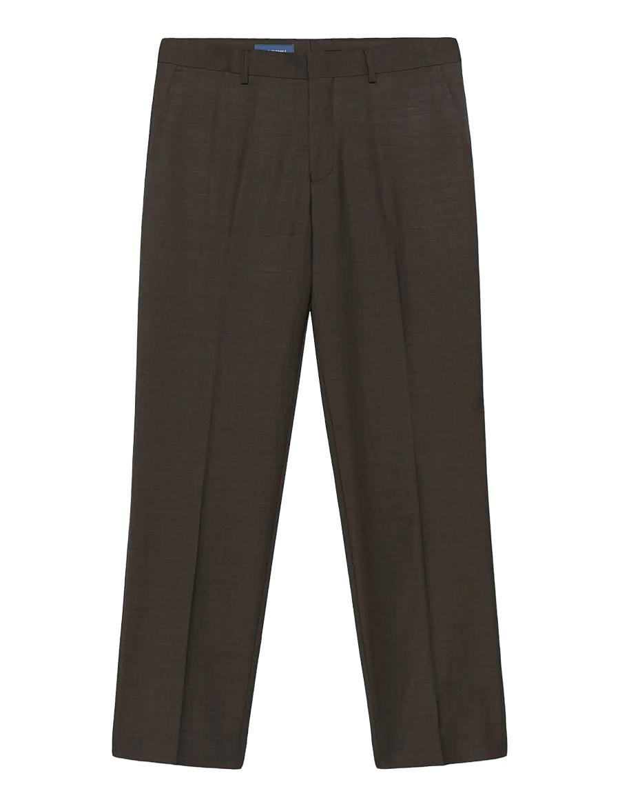Matinique - MAwesley Pant - Ülikonnapüksid - turkish coffee - 1