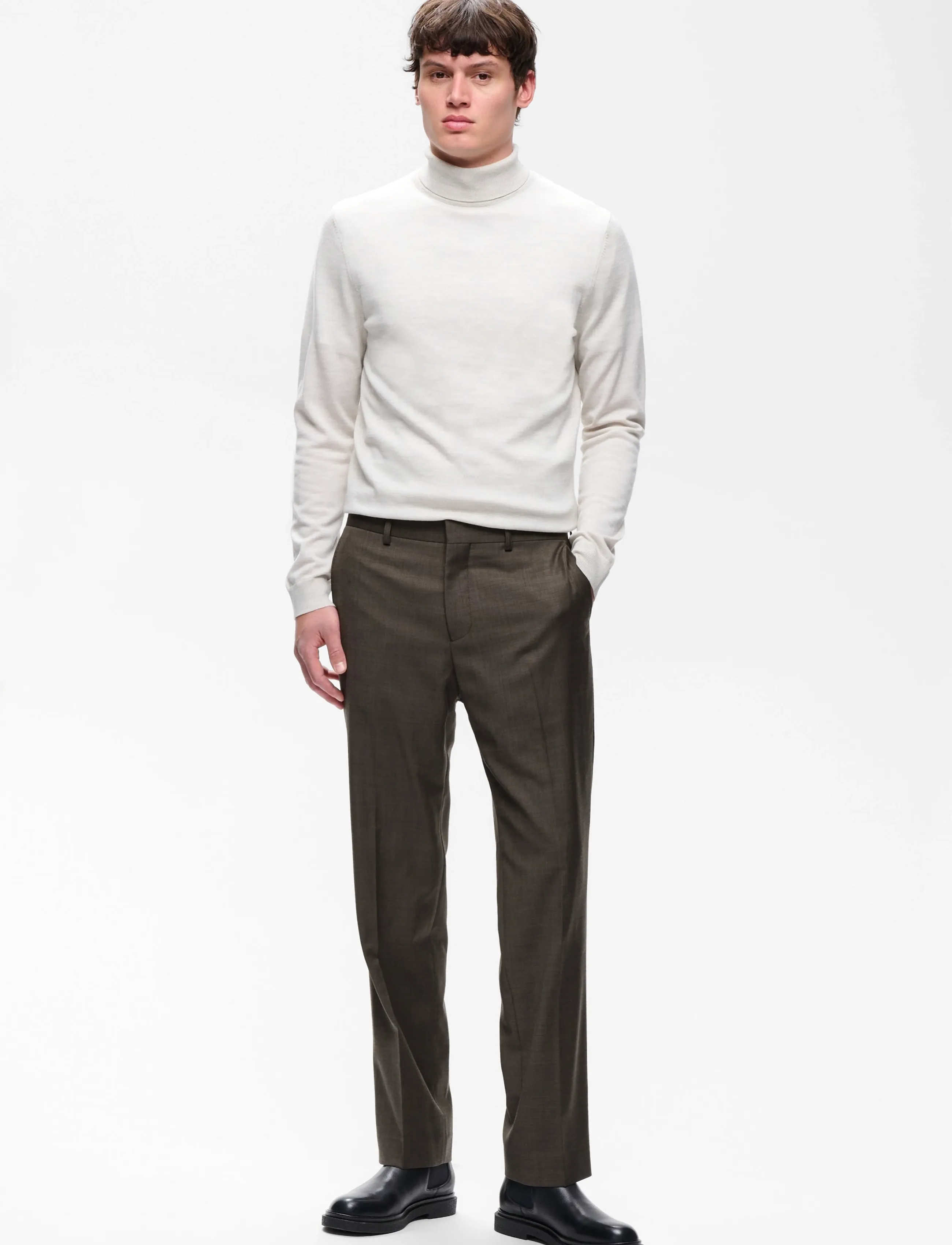 Matinique MAwesley Pant - Trousers - TURKISH COFFEE / brown