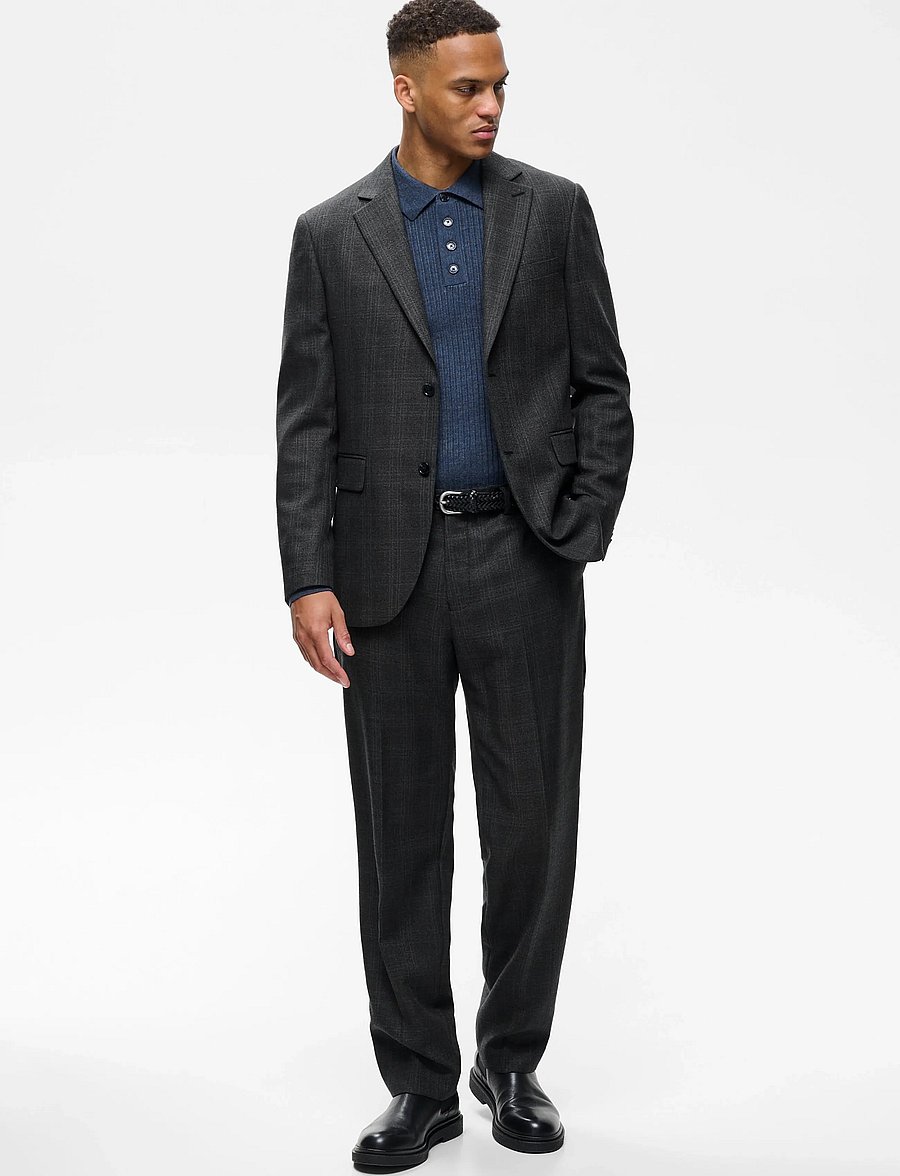 Matinique - MAcharles - einreiher - dark grey melange - 0